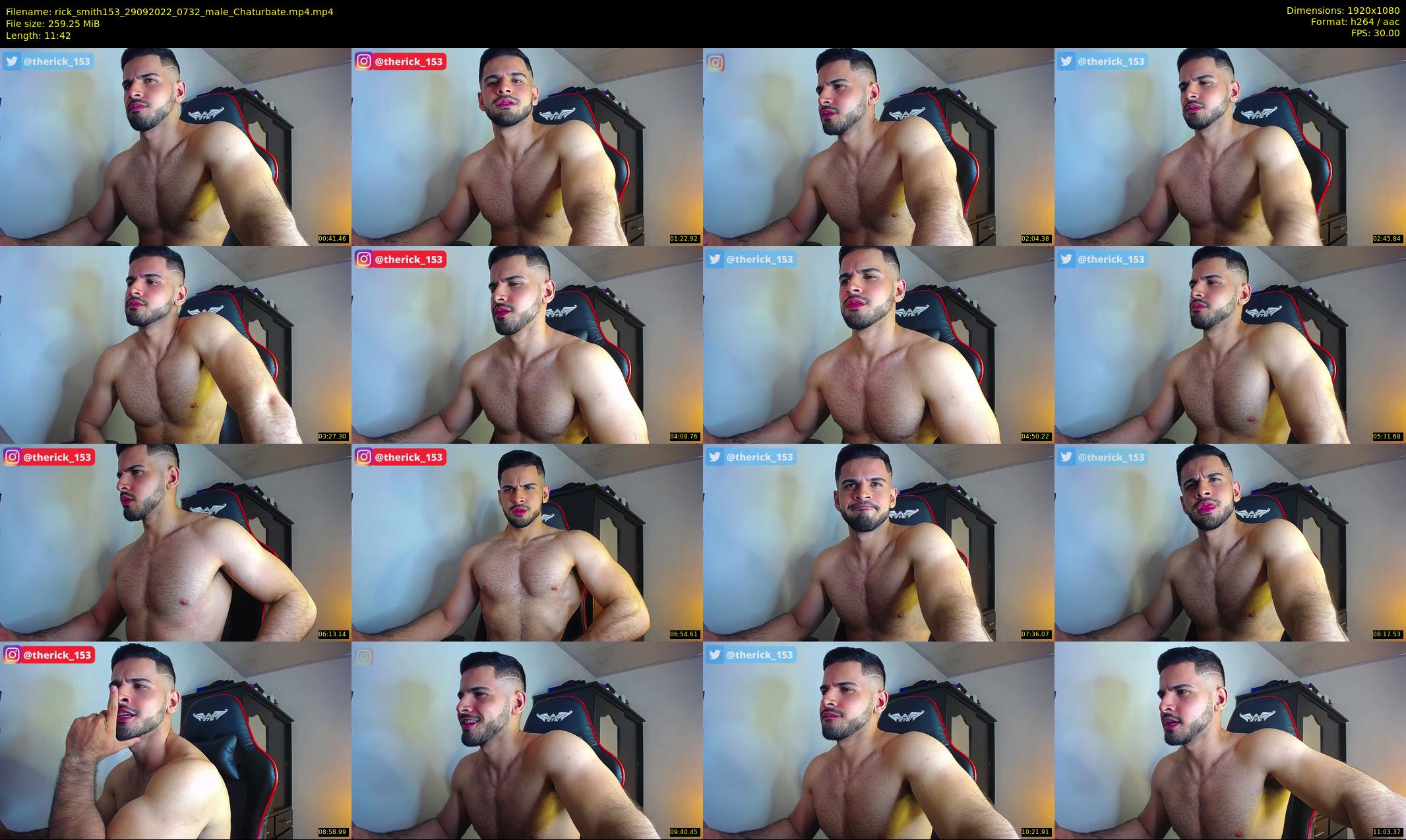 rick_smith153 — 12 minute Chaturbate male cam show recording, 1080p, Sep 29, 2022