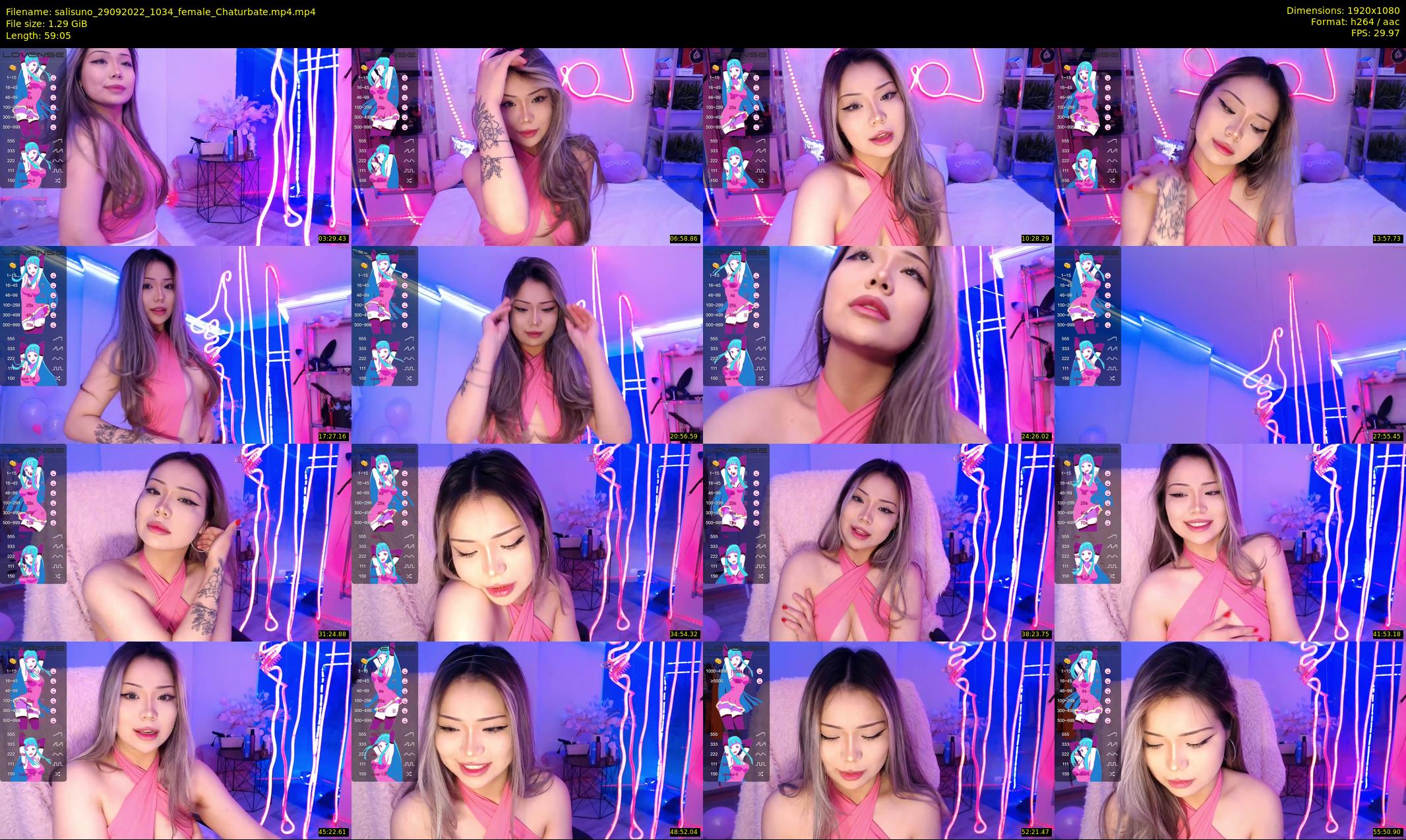 salisuno — 60 minute Chaturbate female cam show recording, 1080p, Sep 29, 2022