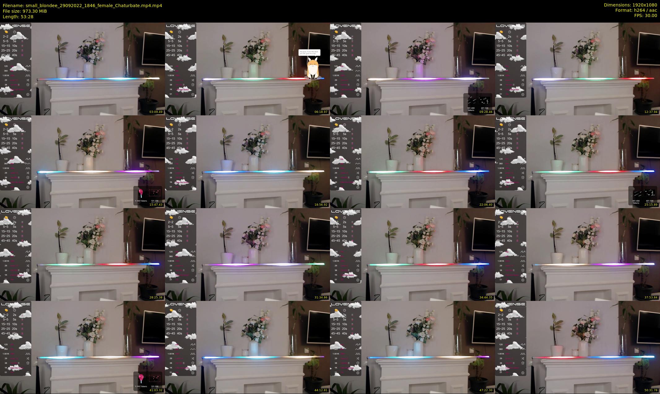 small_blondee — 54 minute Chaturbate female cam show recording, 1080p, Sep 29, 2022