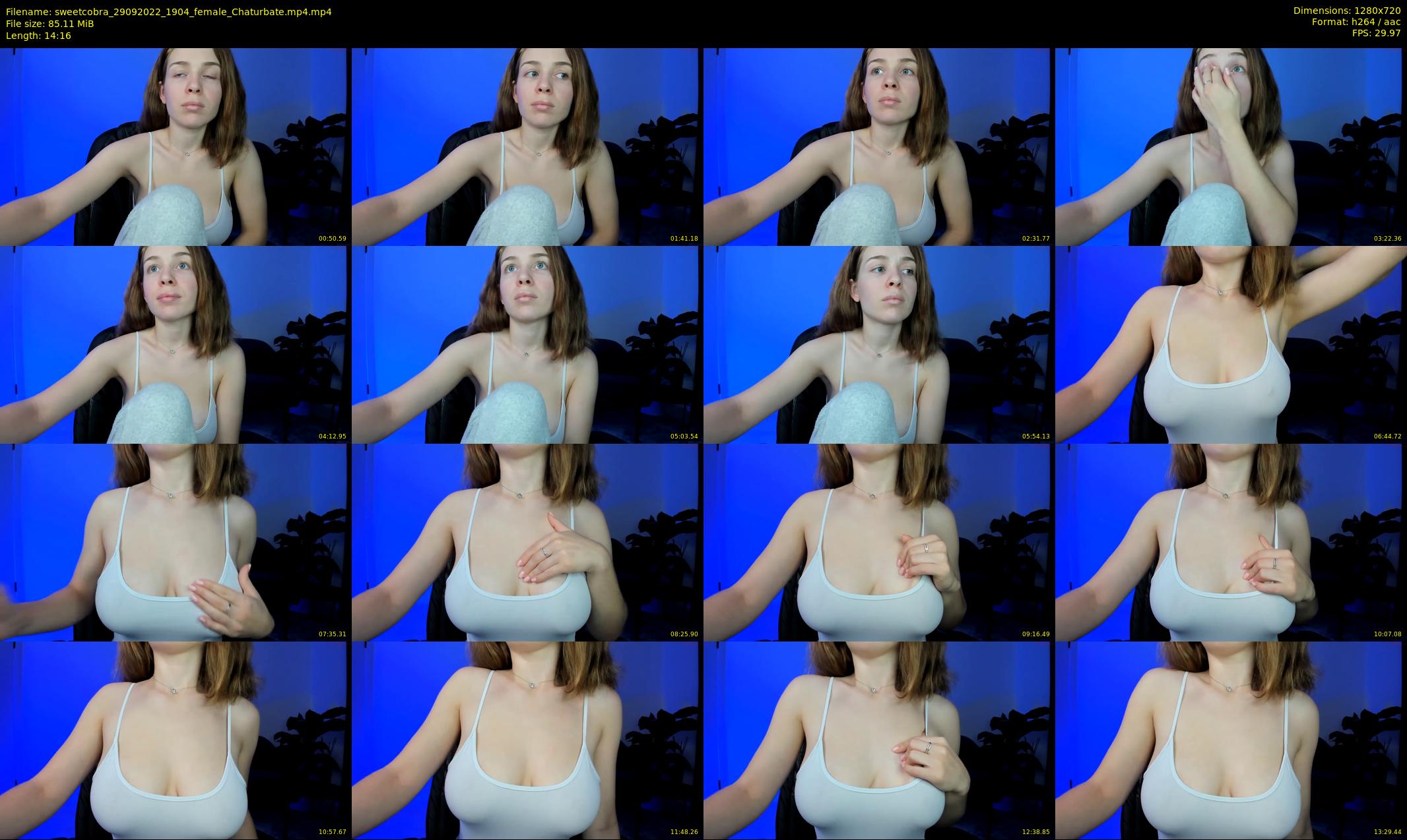 sweetcobra — 15 minute Chaturbate female cam show recording, 720p, Sep 29, 2022