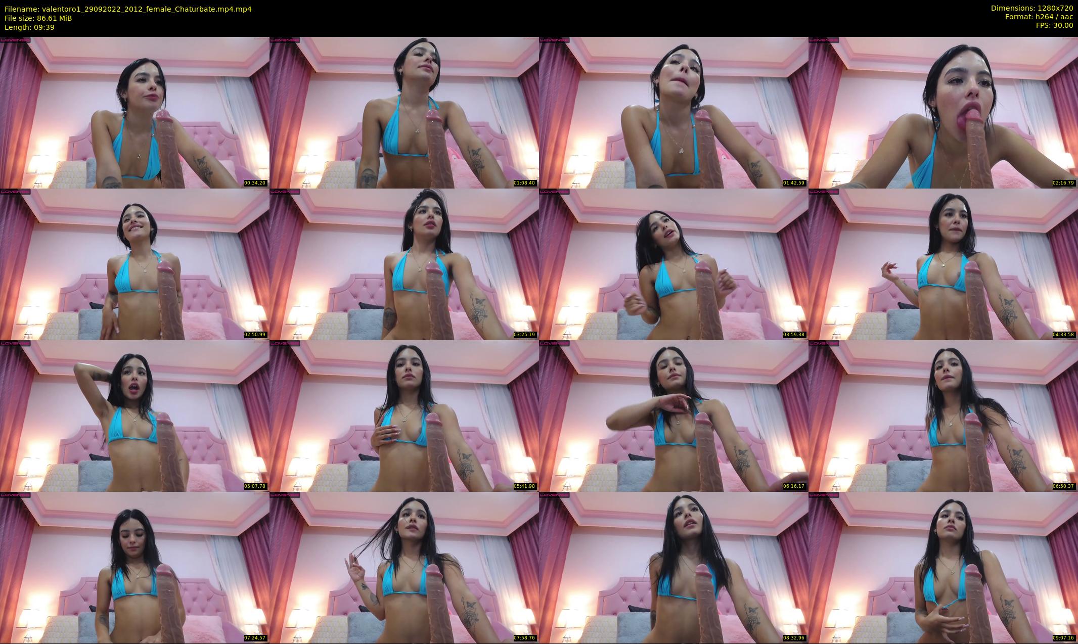 valentoro1 — 10 minute Chaturbate female cam show recording, 720p, Sep 29, 2022