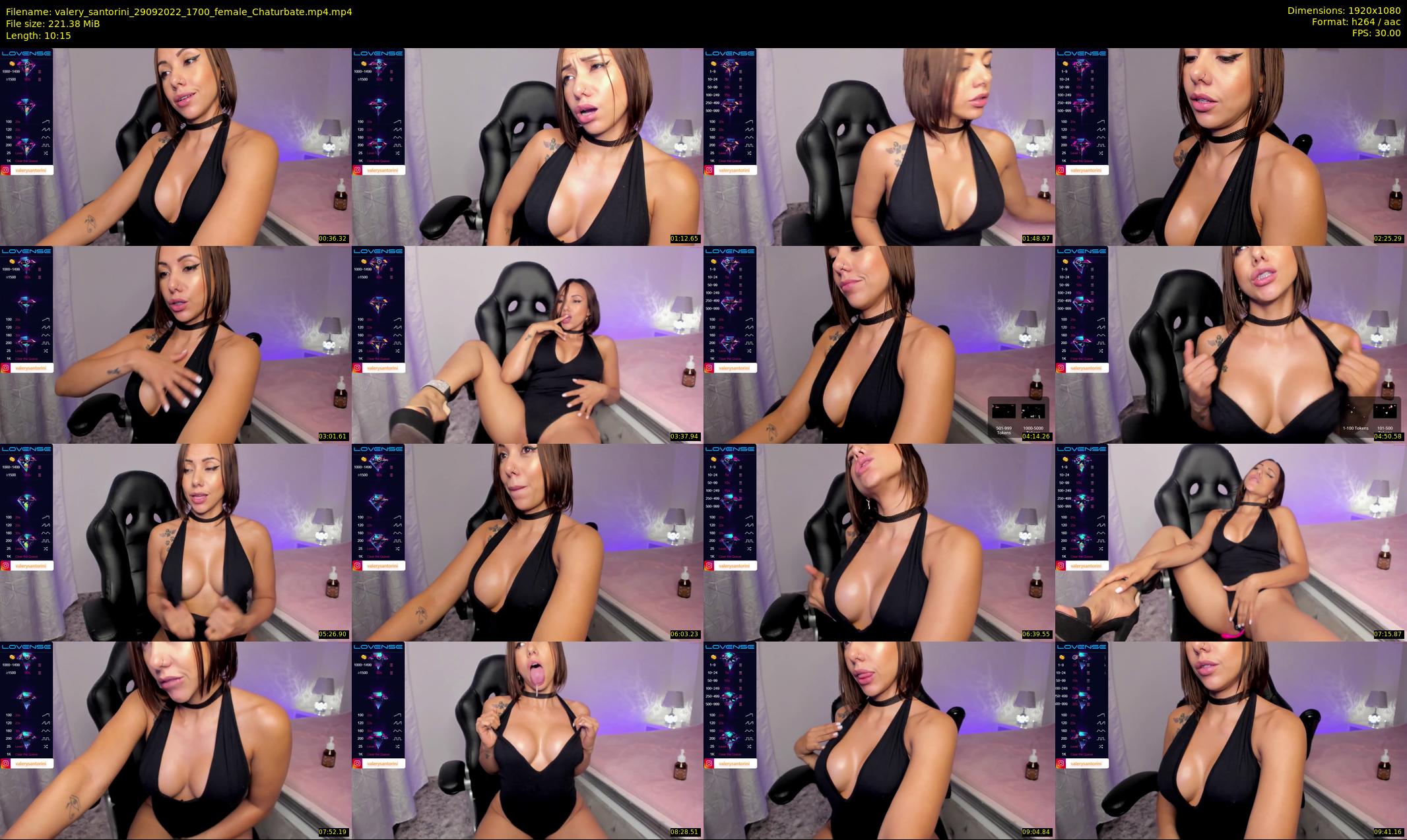 valery_santorini — 11 minute Chaturbate female cam show recording, 1080p, Sep 29, 2022