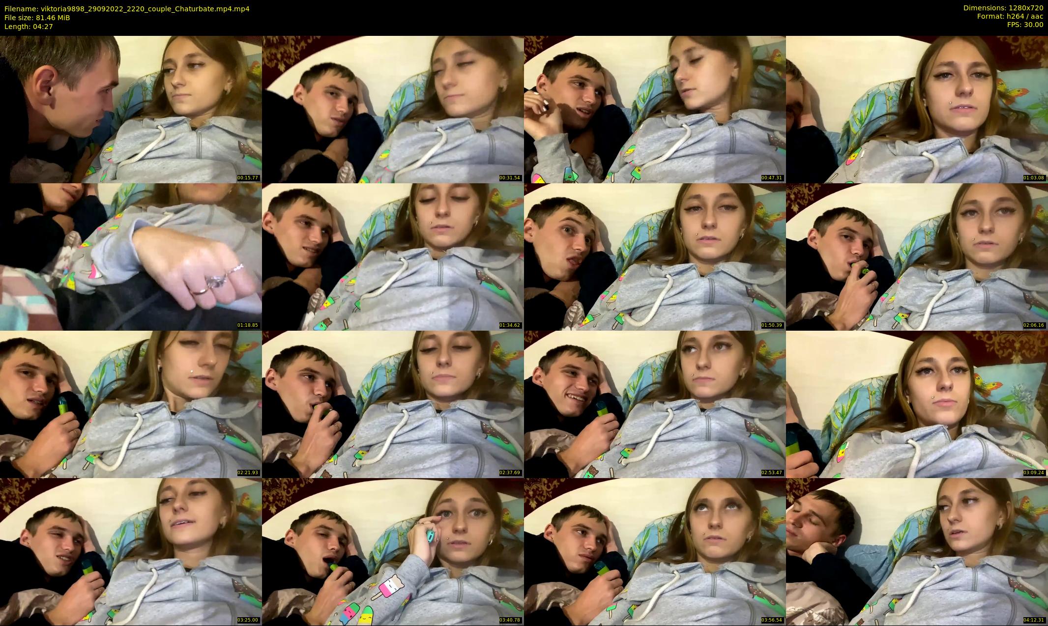 viktoria9898 — 5 minute Chaturbate couple cam show recording, 720p, Sep 29, 2022