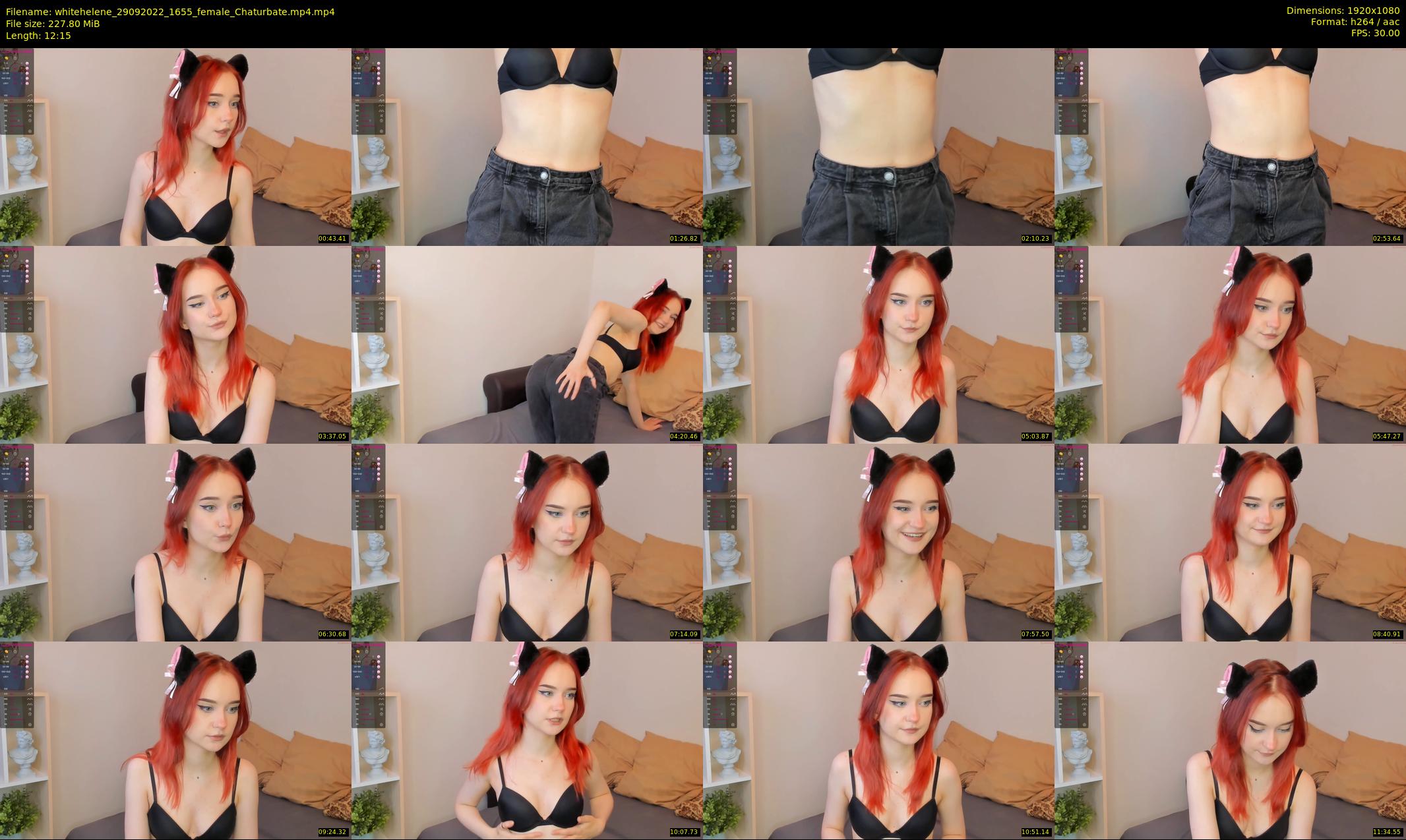 whitehelene — 13 minute Chaturbate female cam show recording, 1080p, Sep 29, 2022