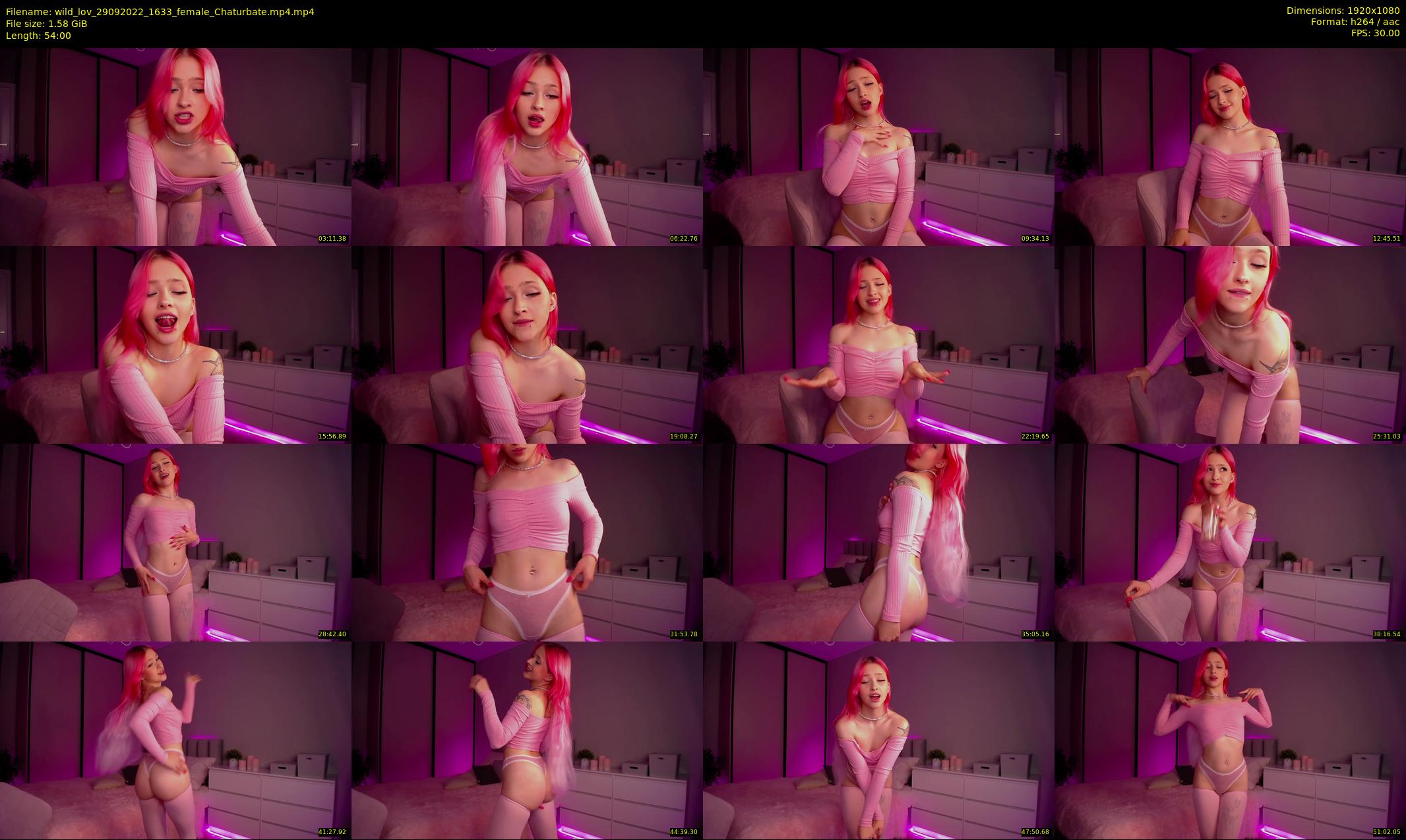 wild_lov — 54 minute Chaturbate female cam show recording, 1080p, Sep 29, 2022