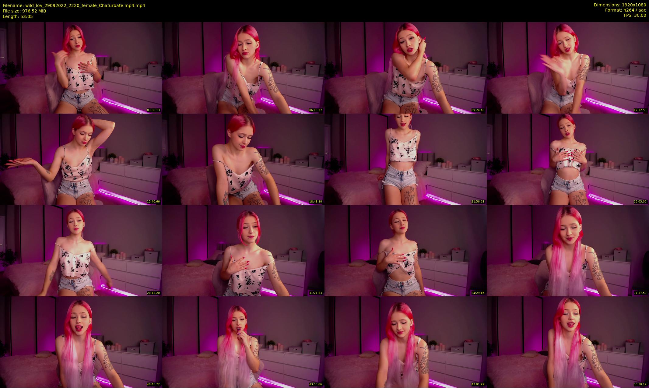 wild_lov — 54 minute Chaturbate female cam show recording, 1080p, Sep 29, 2022