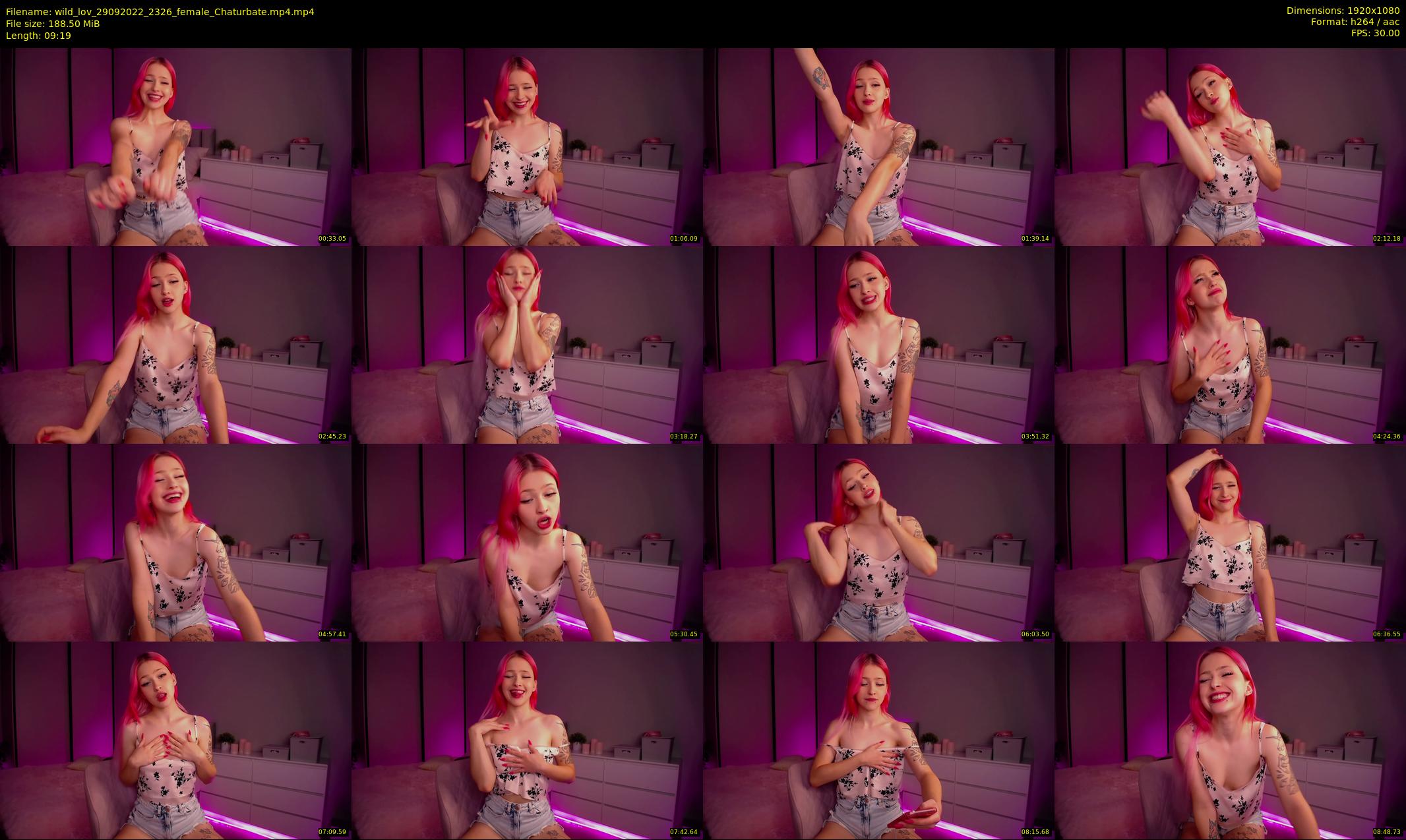 wild_lov — 10 minute Chaturbate female cam show recording, 1080p, Sep 29, 2022