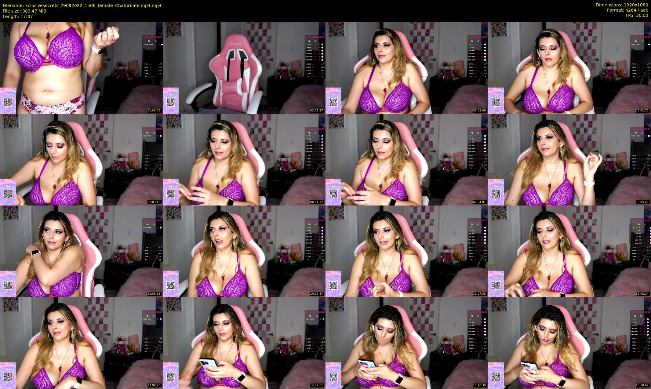 xclusivesecrets — 18 minute Chaturbate female cam show recording, 1080p, Sep 29, 2022