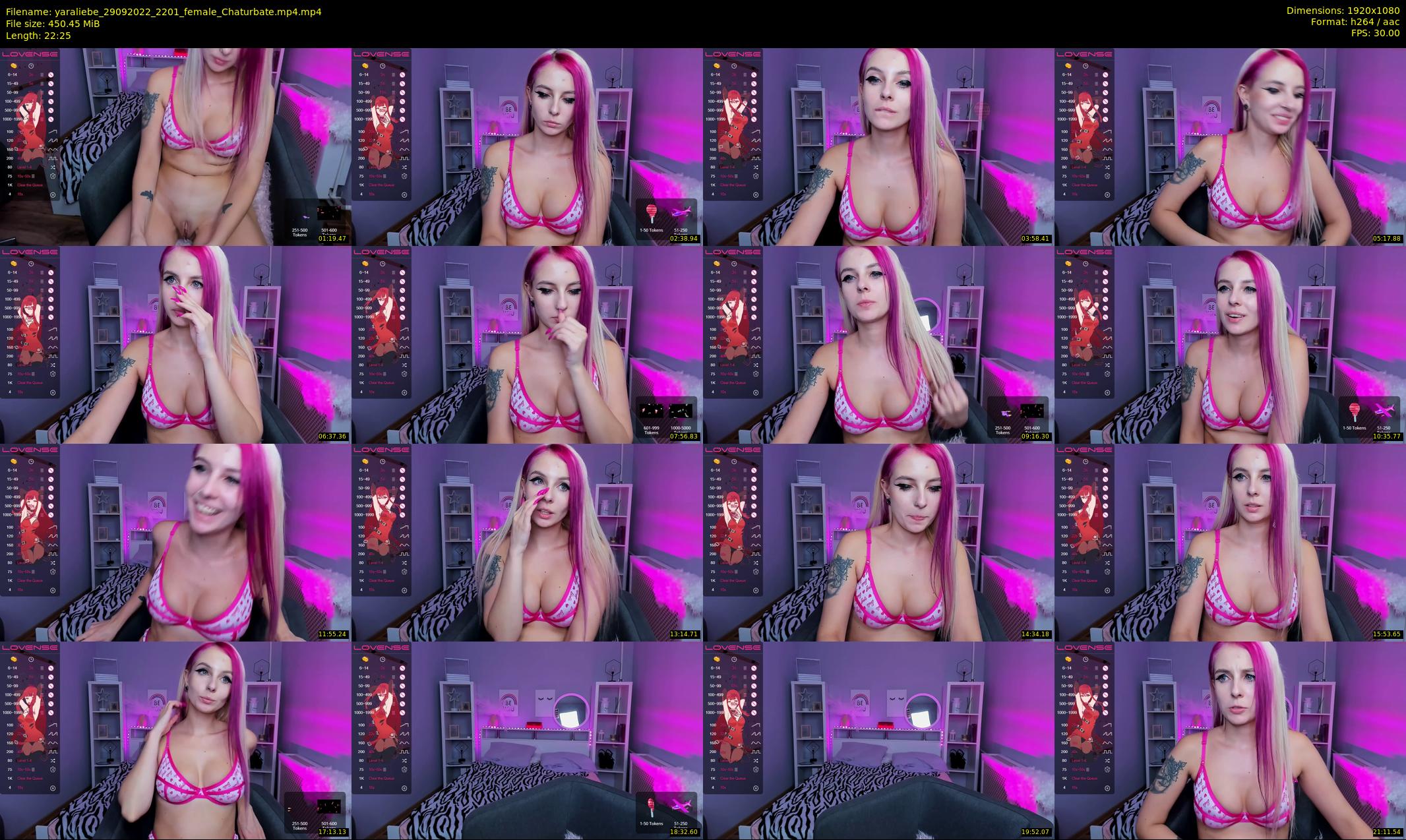 yaraliebe — 23 minute Chaturbate female cam show recording, 1080p, Sep 29, 2022