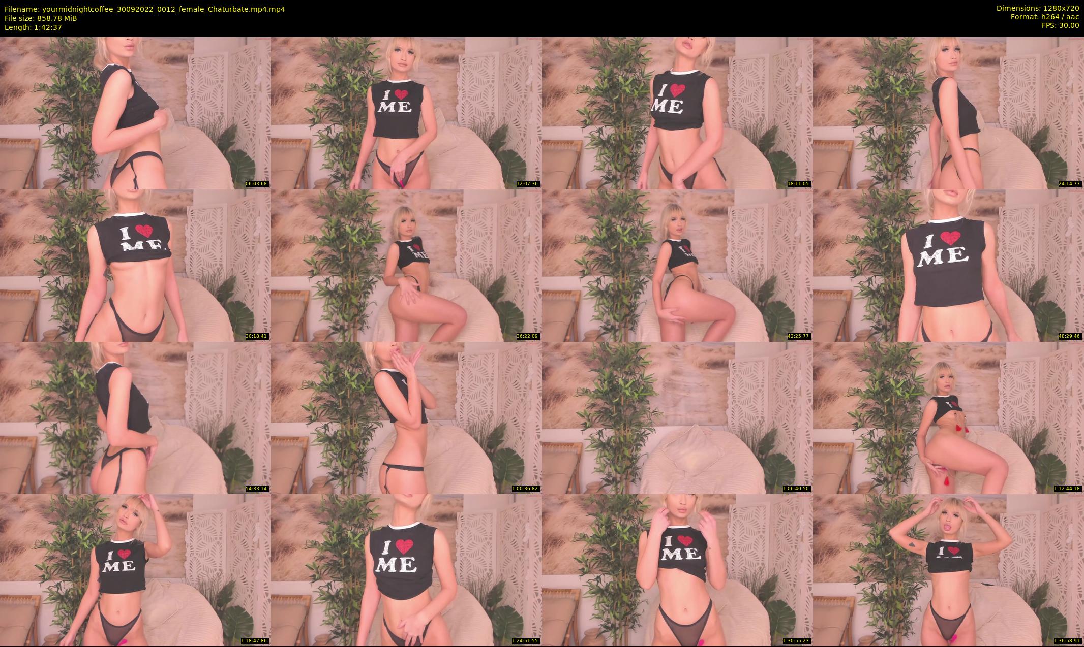 yourmidnightcoffee — 103 minute Chaturbate female cam show recording, 720p, Sep 30, 2022