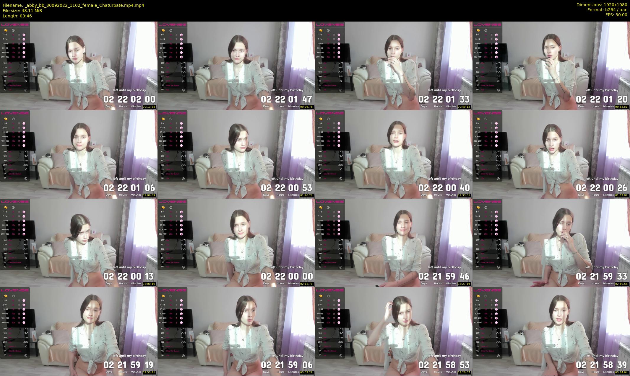 _abby_bb — 4 minute Chaturbate female cam show recording, 1080p, Sep 30, 2022