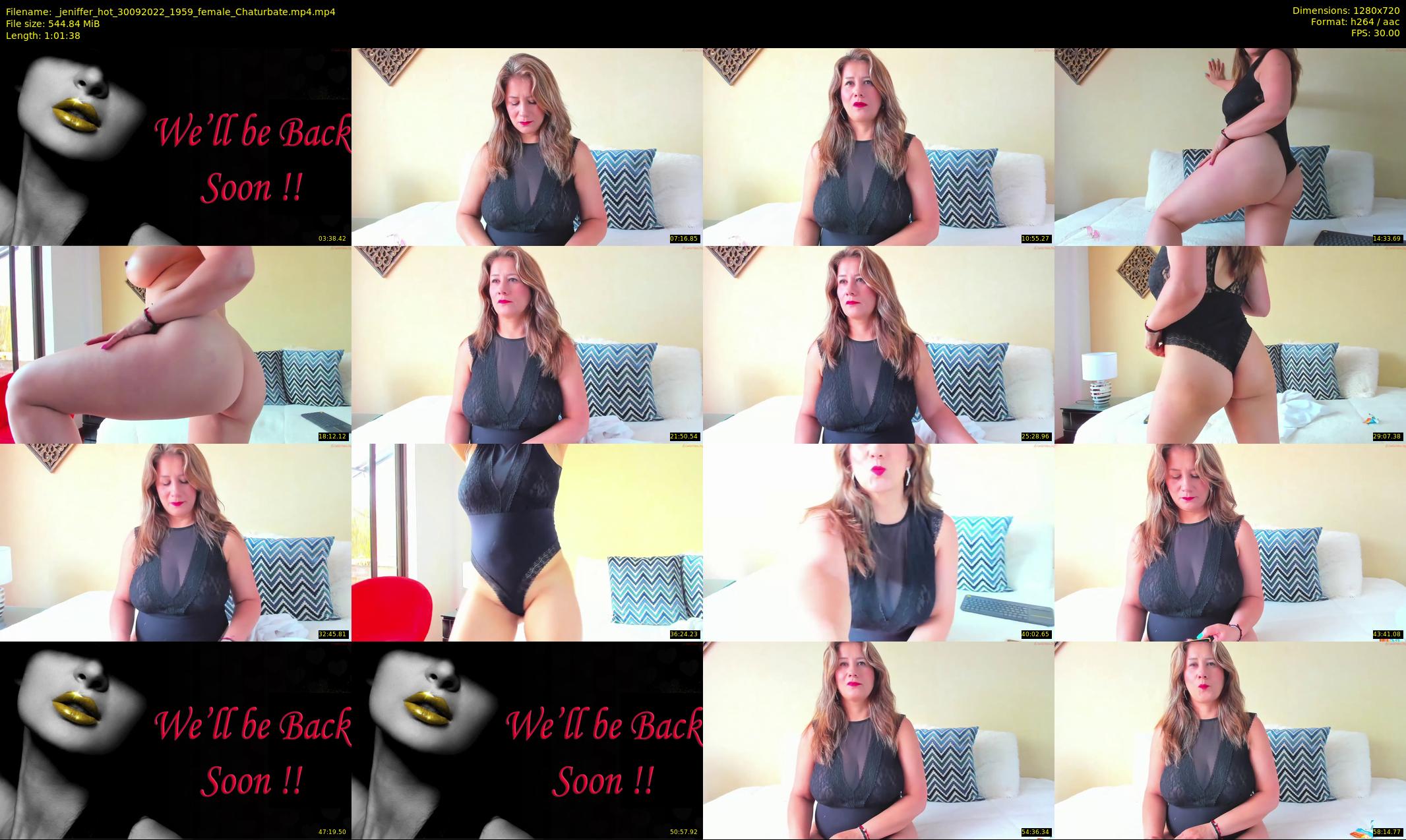 _jeniffer_hot — 62 minute Chaturbate female cam show recording, 720p, Sep 30, 2022