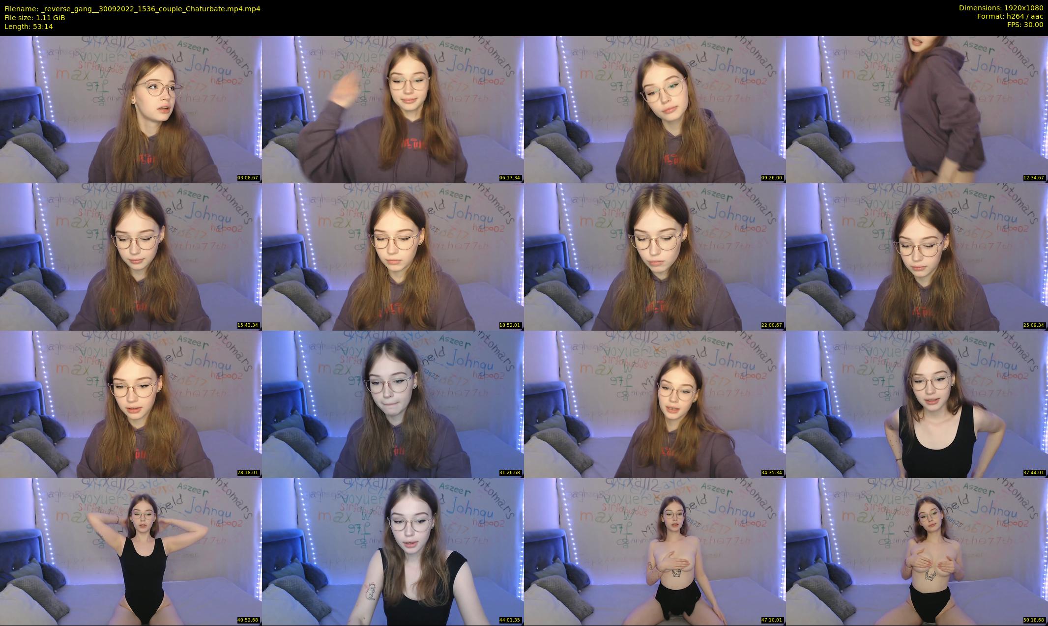 _reverse_gang_ — 54 minute Chaturbate couple cam show recording, 1080p, Sep 30, 2022