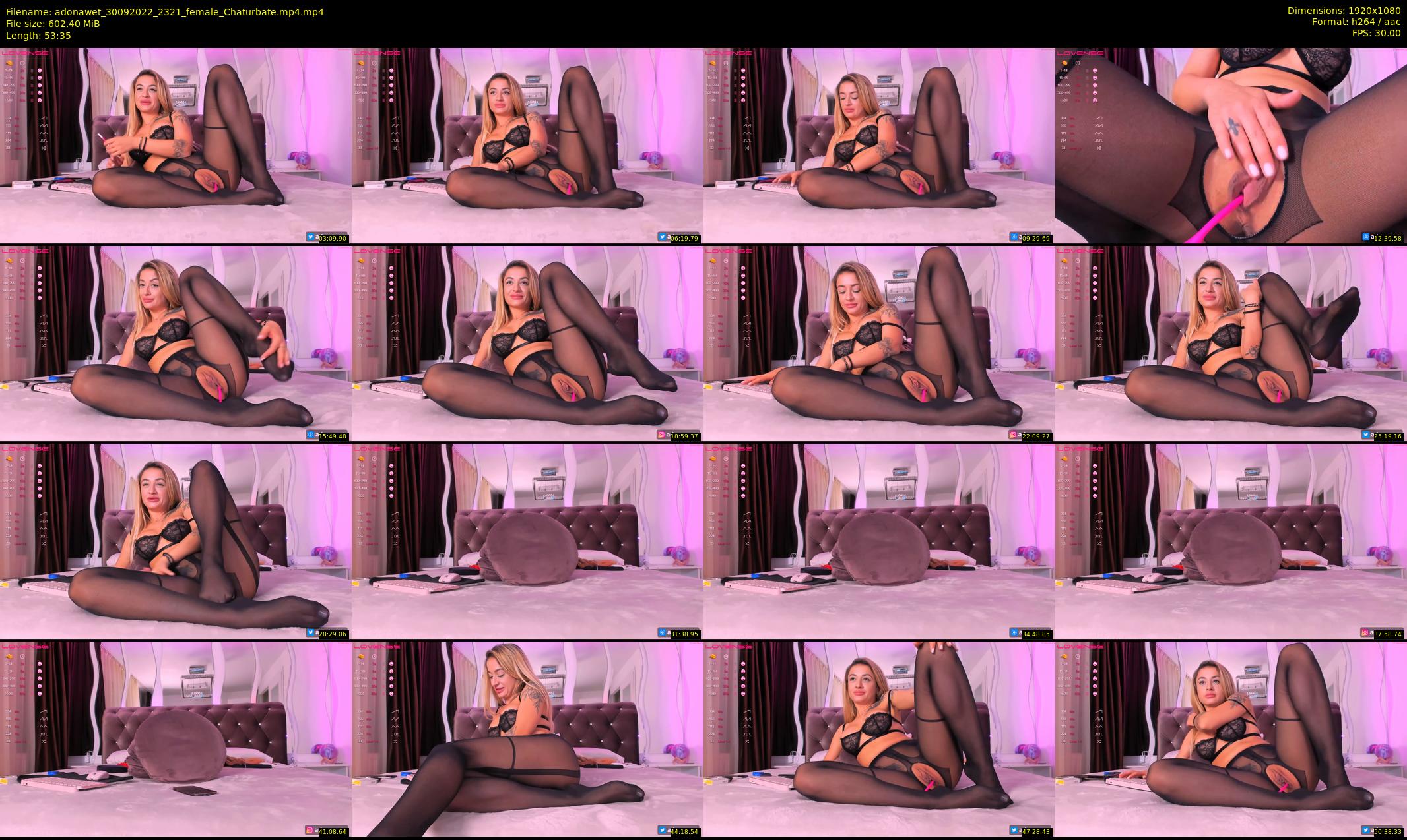 adonawet — 54 minute Chaturbate couple cam show recording, 1080p, Sep 30, 2022