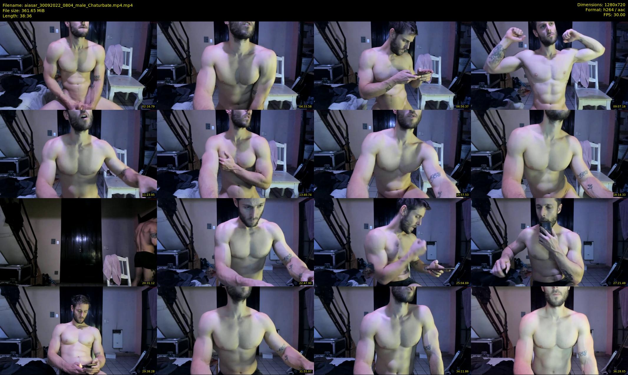 aiasar — 39 minute Chaturbate male cam show recording, 720p, Sep 30, 2022