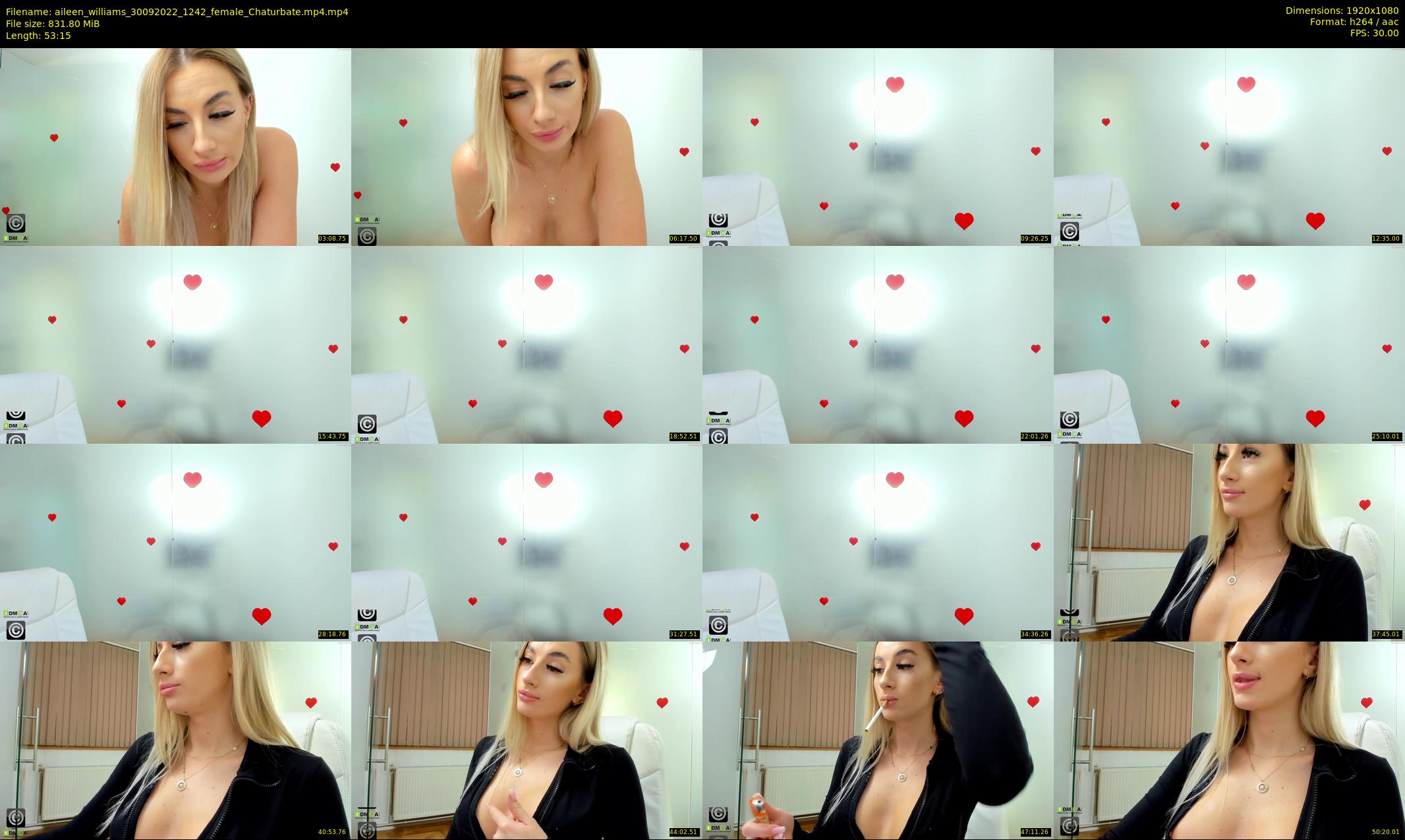 aileen_williams — 54 minute Chaturbate female cam show recording, 1080p, Sep 30, 2022