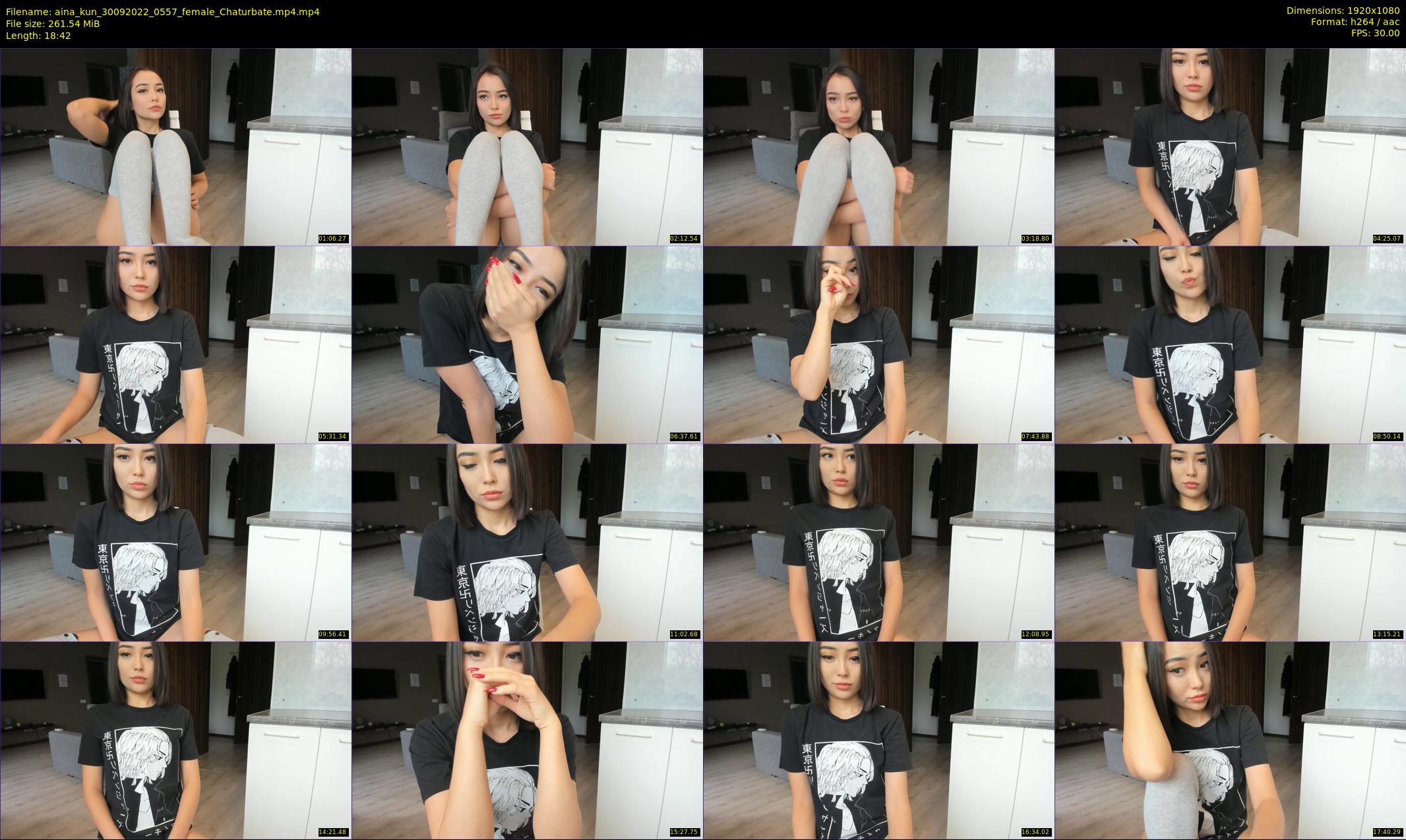 aina_kun — 19 minute Chaturbate female cam show recording, 1080p, Sep 30, 2022