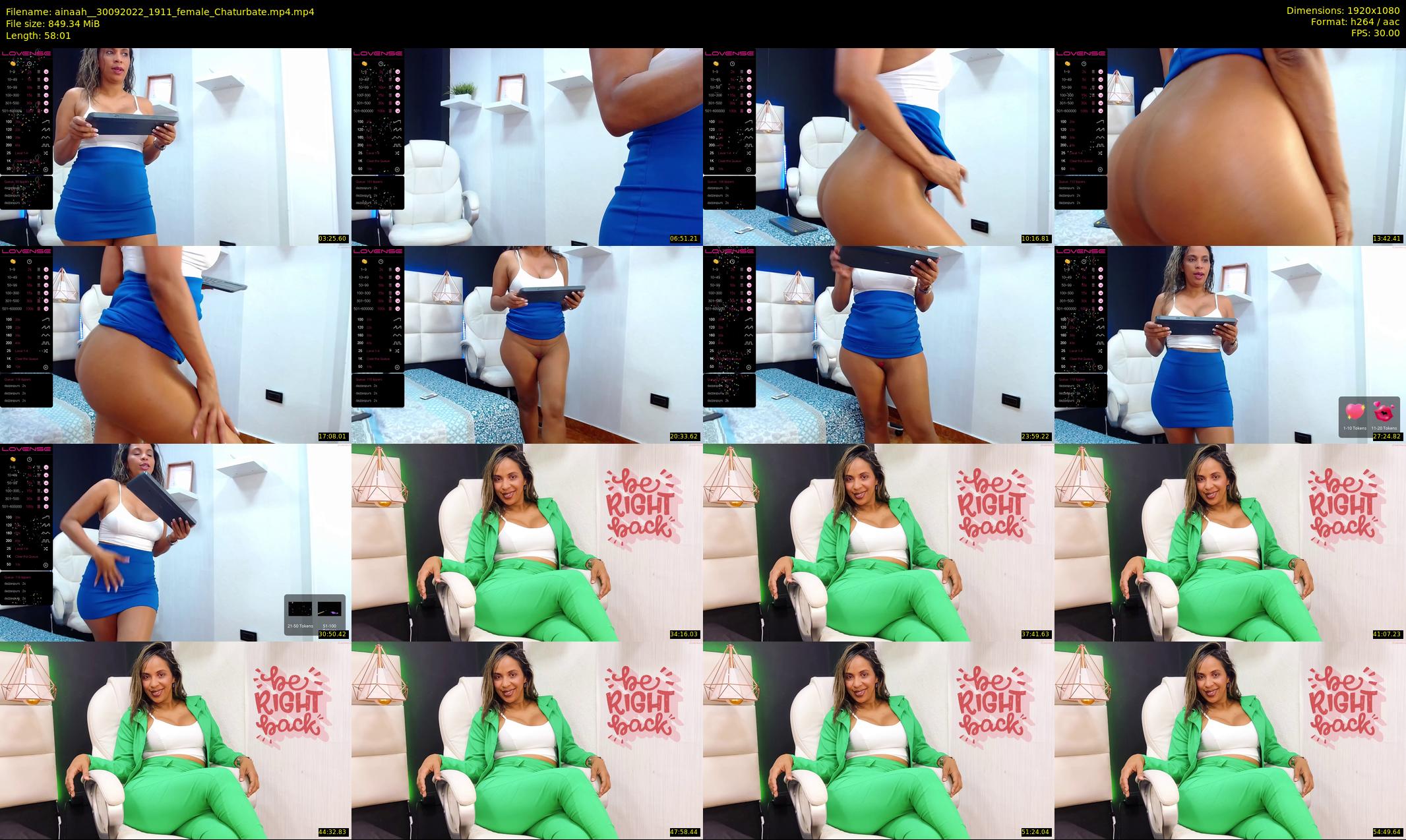 ainaah_ — 59 minute Chaturbate female cam show recording, 1080p, Sep 30, 2022