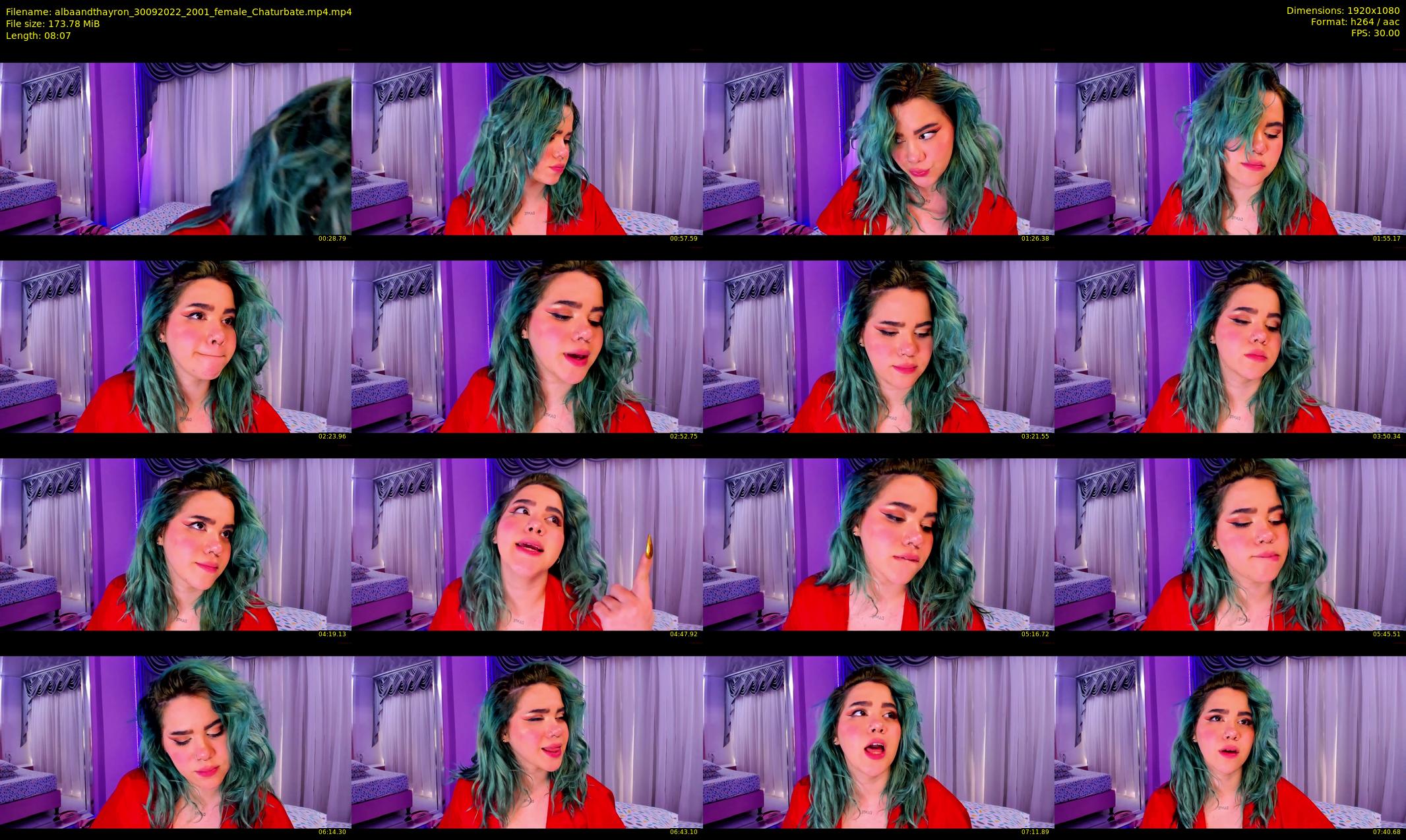 albaandthayron — 9 minute Chaturbate couple cam show recording, 1080p, Sep 30, 2022
