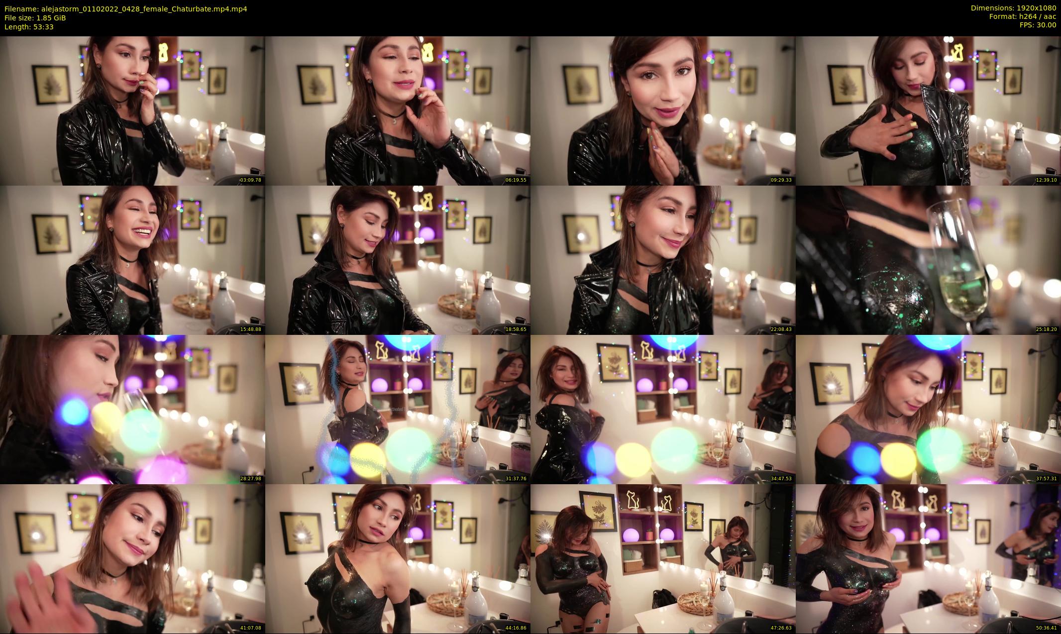 alejastorm — 54 minute Chaturbate female cam show recording, 1080p, Oct 1, 2022