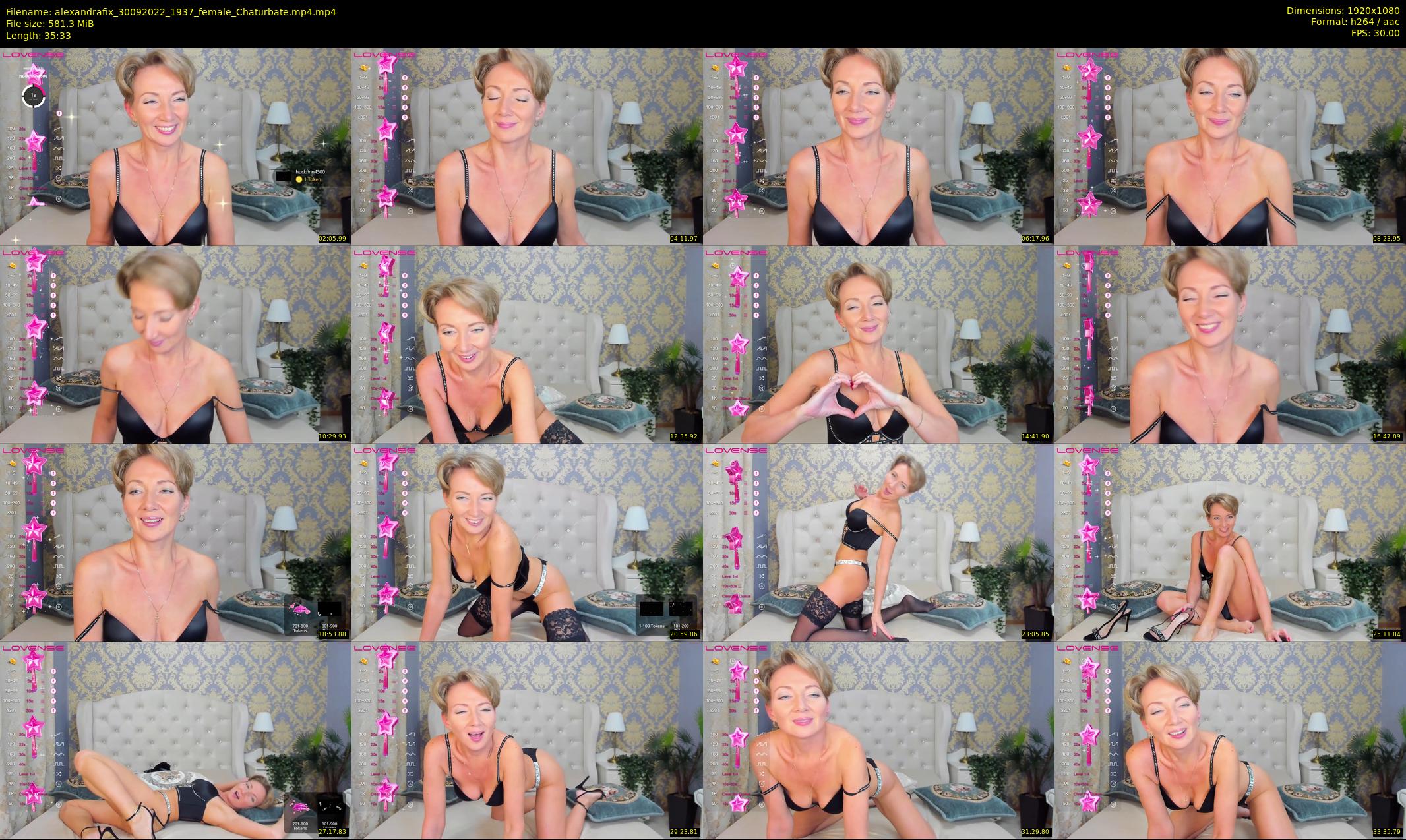 alexandrafix — 36 minute Chaturbate female cam show recording, 1080p, Sep 30, 2022