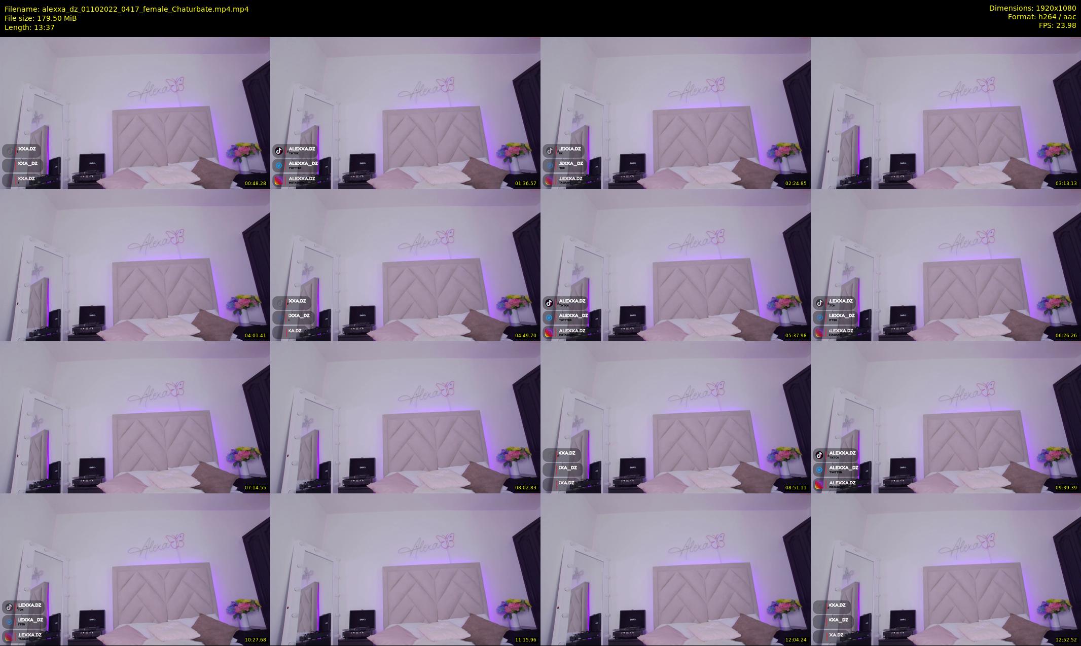 alexxa_dz — 14 minute Chaturbate female cam show recording, 1080p, Oct 1, 2022