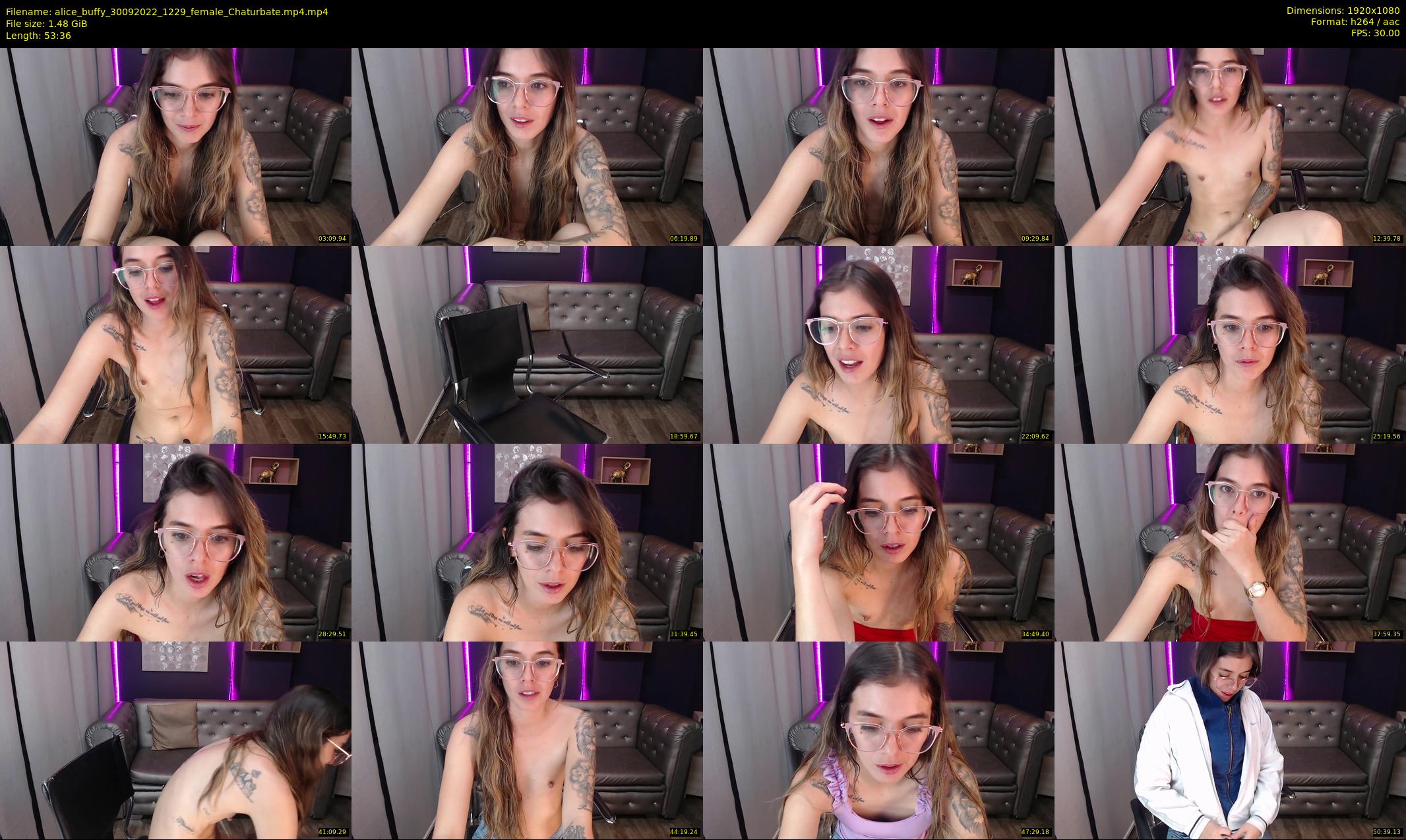 alice_buffy — 54 minute Chaturbate female cam show recording, 1080p, Sep 30, 2022