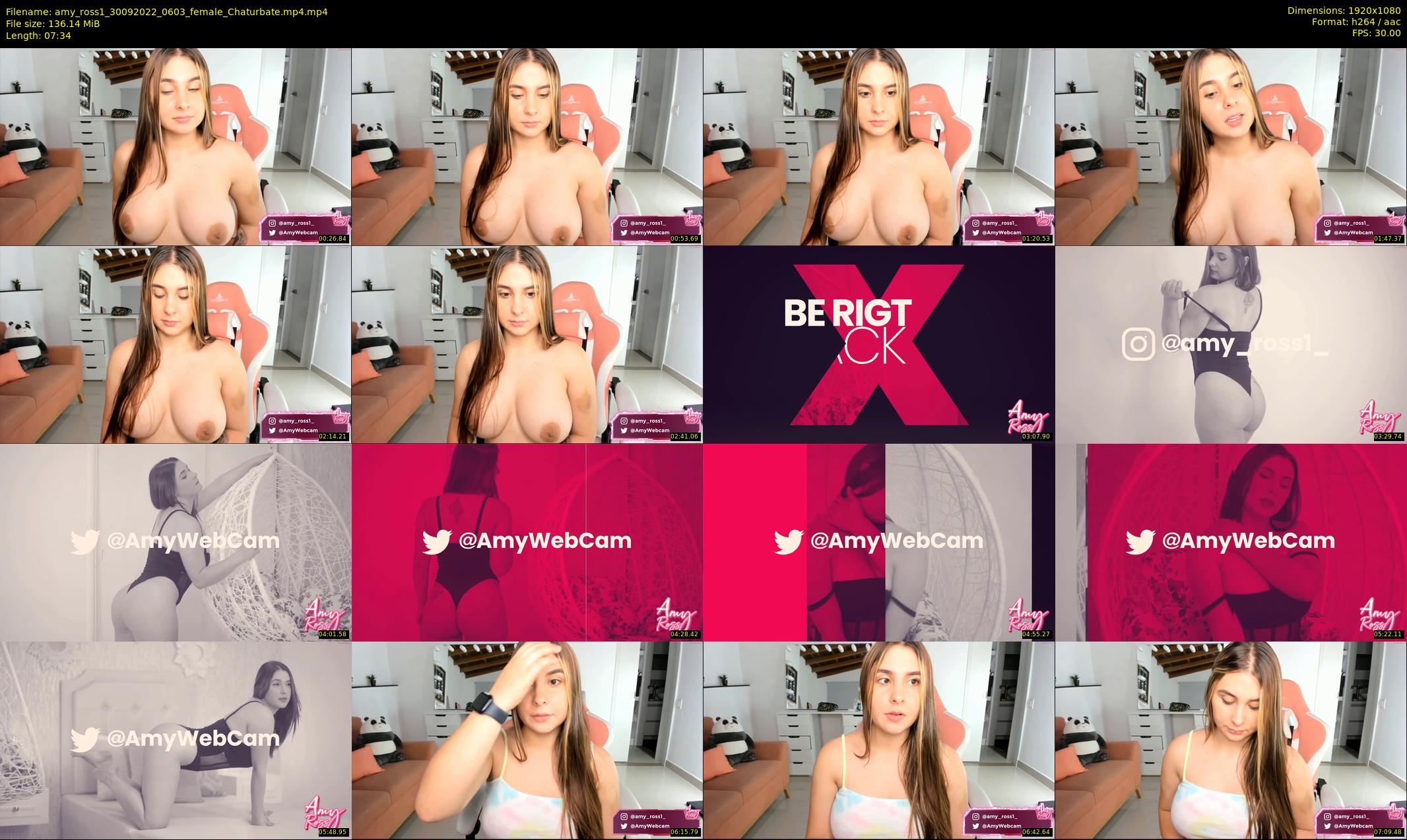 amy_ross1 — 8 minute Chaturbate female cam show recording, 1080p, Sep 30, 2022