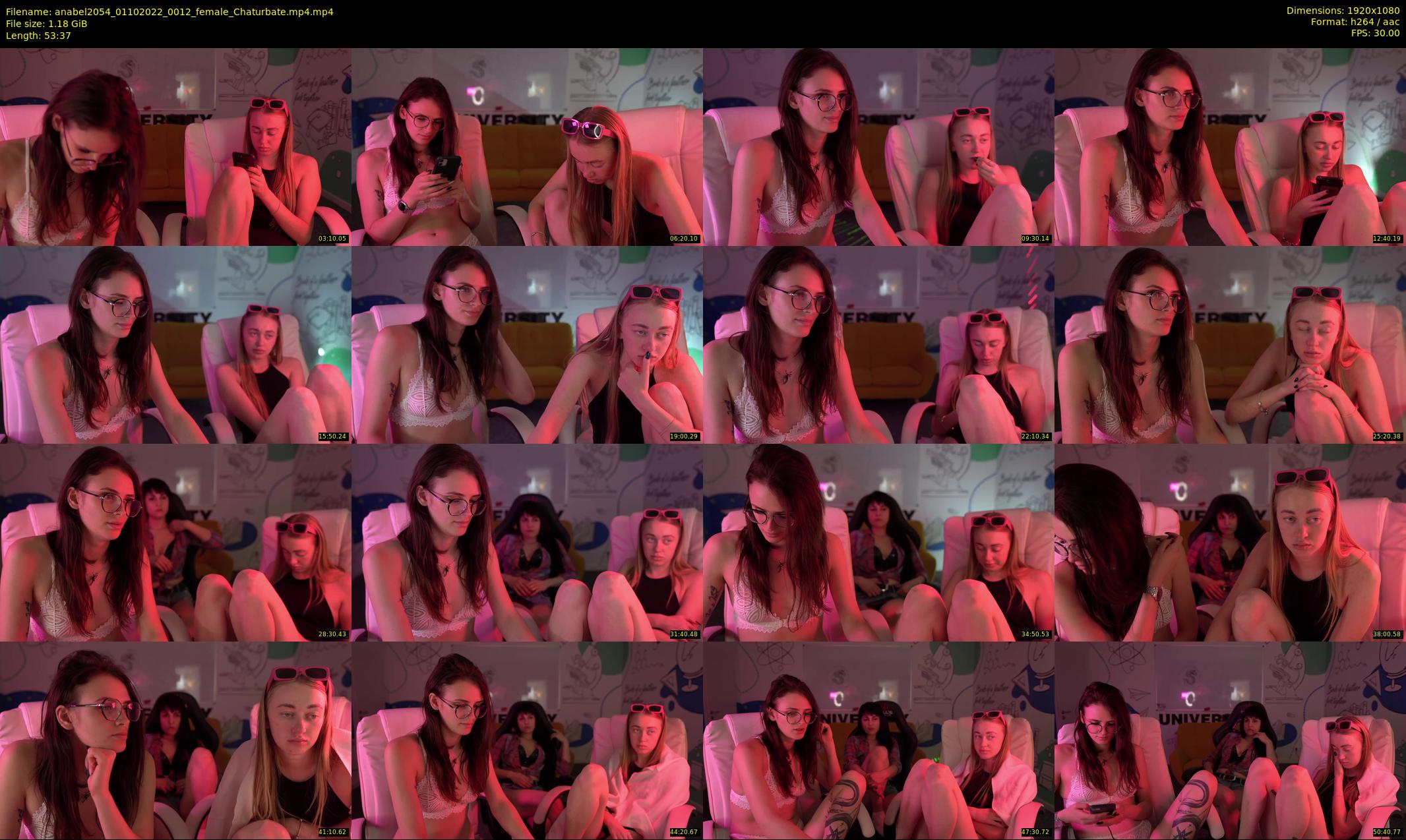 anabel2054 — 54 minute Chaturbate female cam show recording, 1080p, Oct 1, 2022
