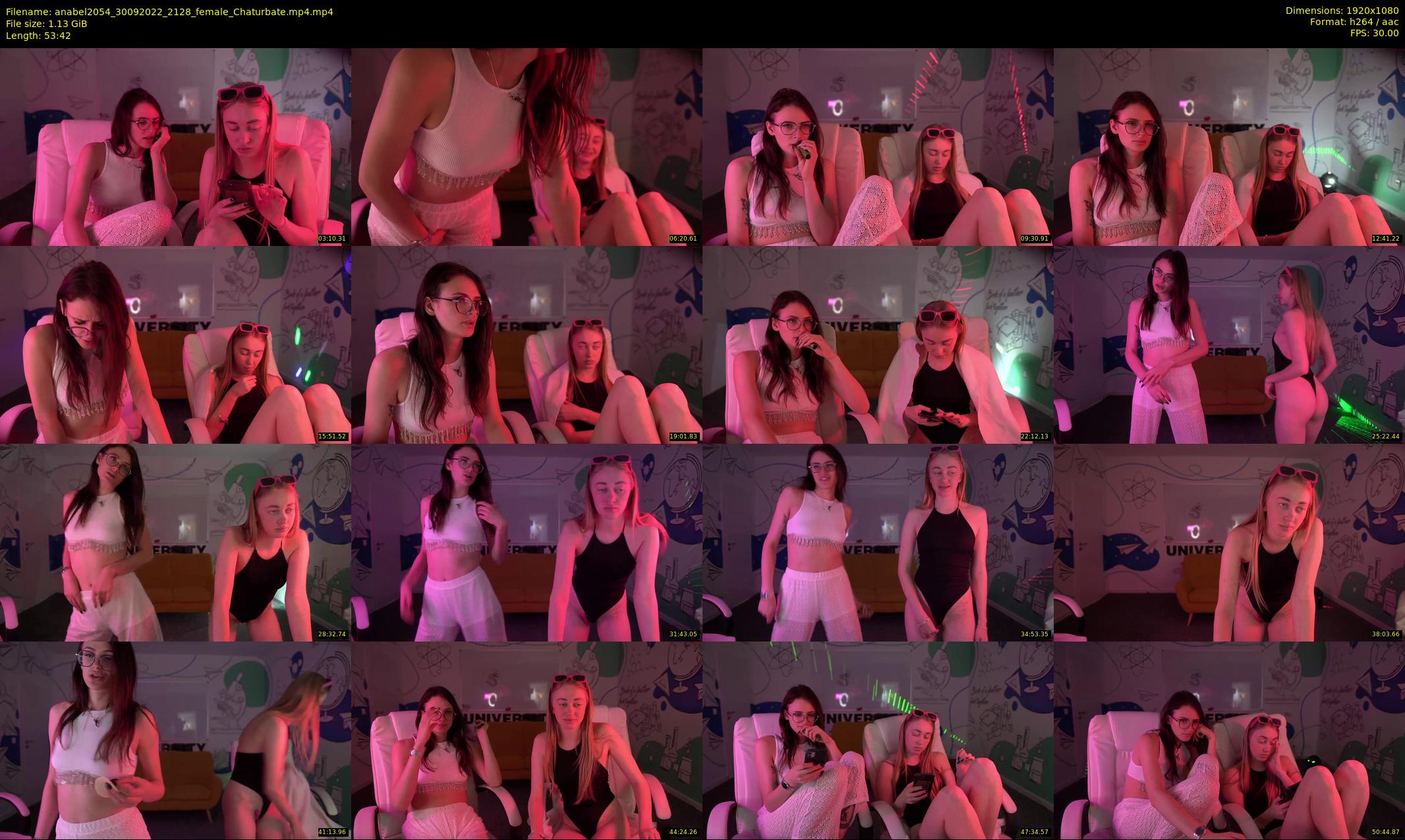 anabel2054 — 54 minute Chaturbate female cam show recording, 1080p, Sep 30, 2022