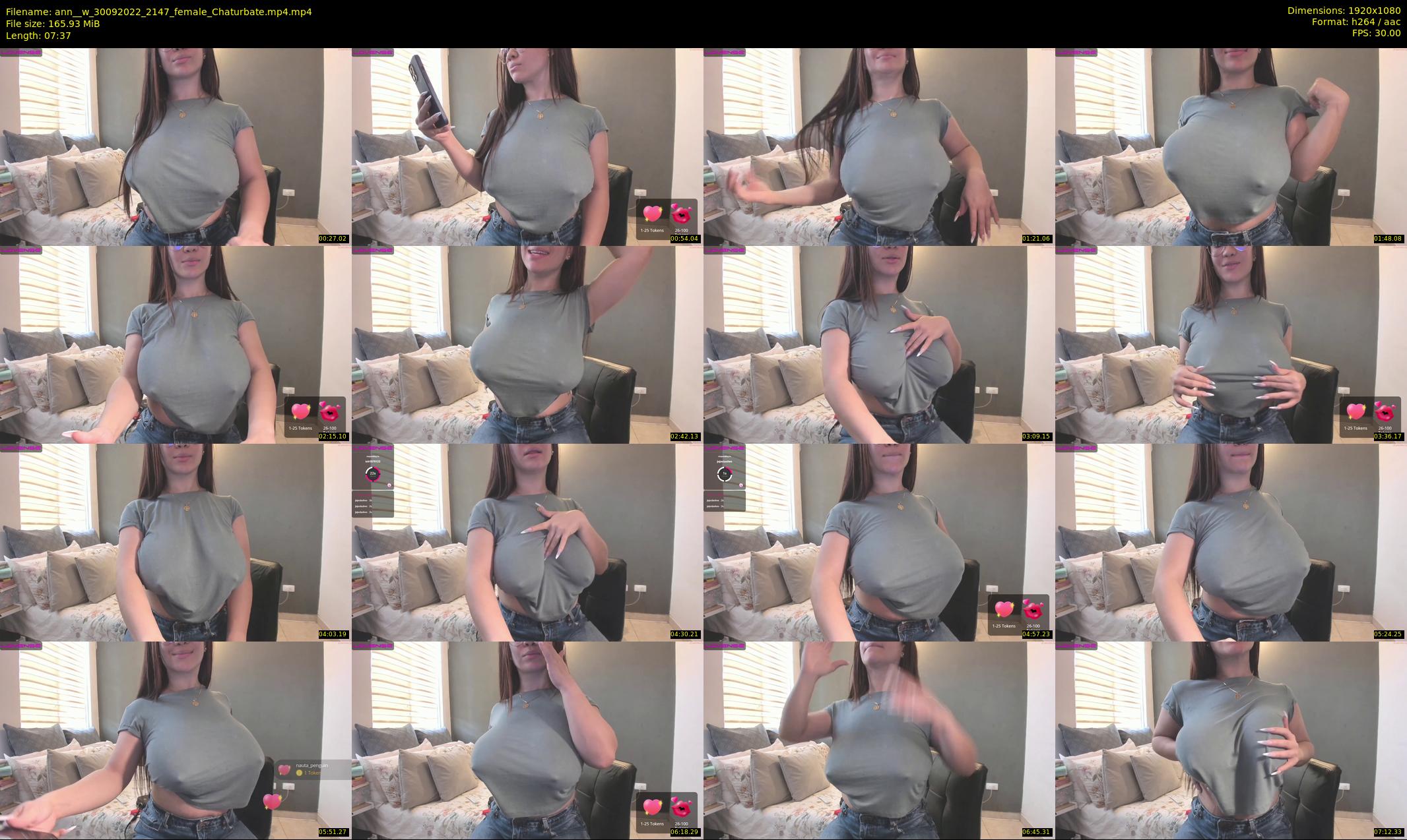 ann__w — 8 minute Chaturbate female cam show recording, 1080p, Sep 30, 2022