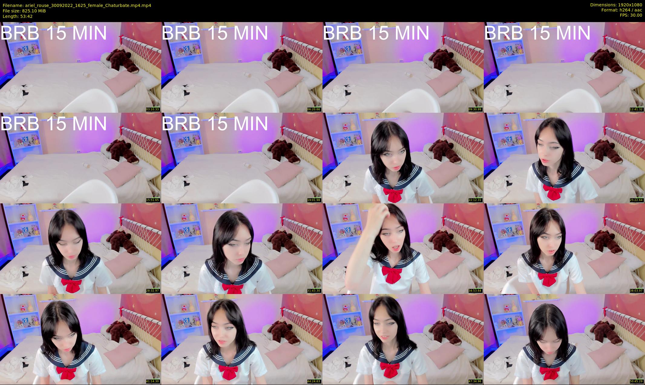 ariel_rouse — 54 minute Chaturbate female cam show recording, 1080p, Sep 30, 2022