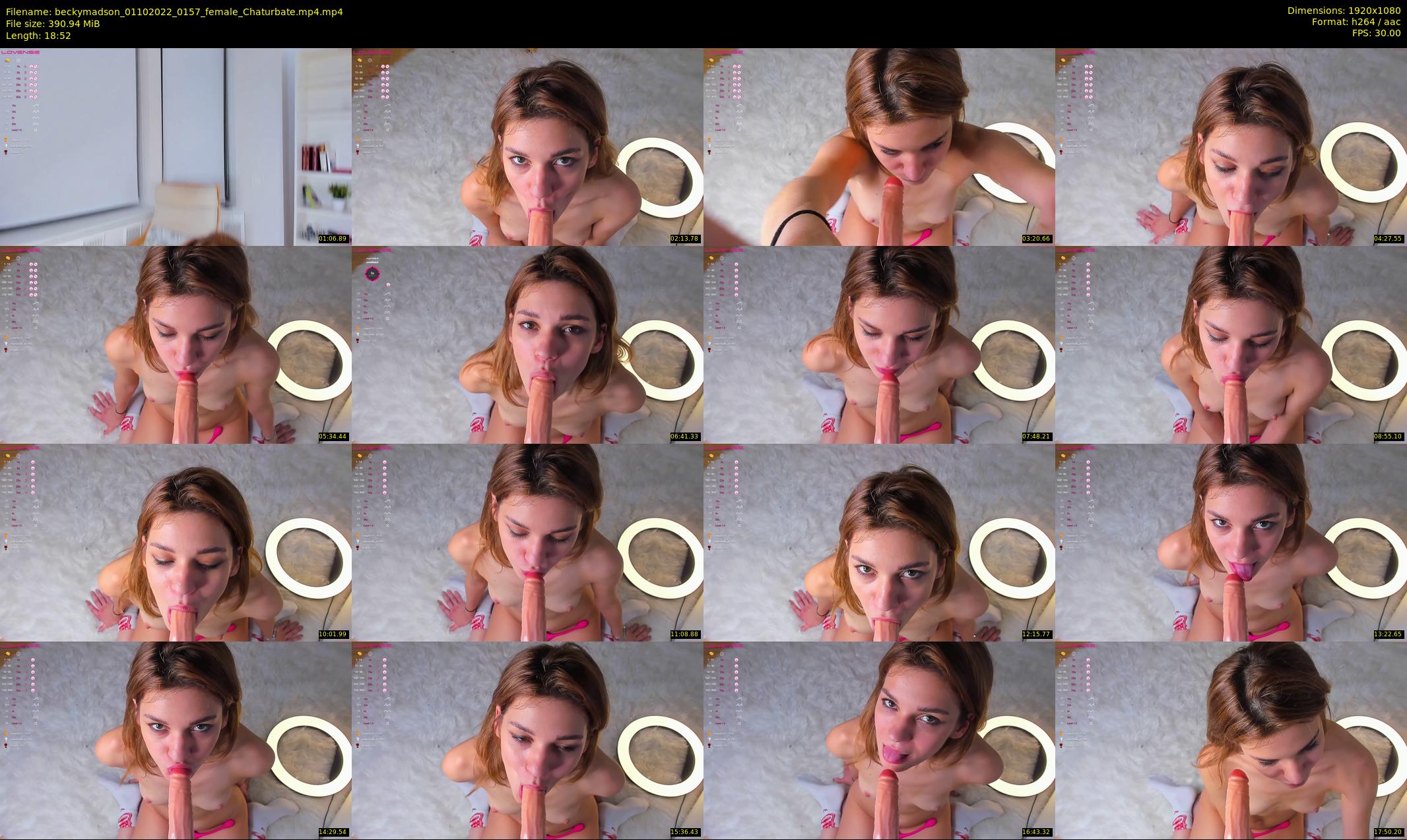 beckymadson — 19 minute Chaturbate female cam show recording, 1080p, Oct 1, 2022
