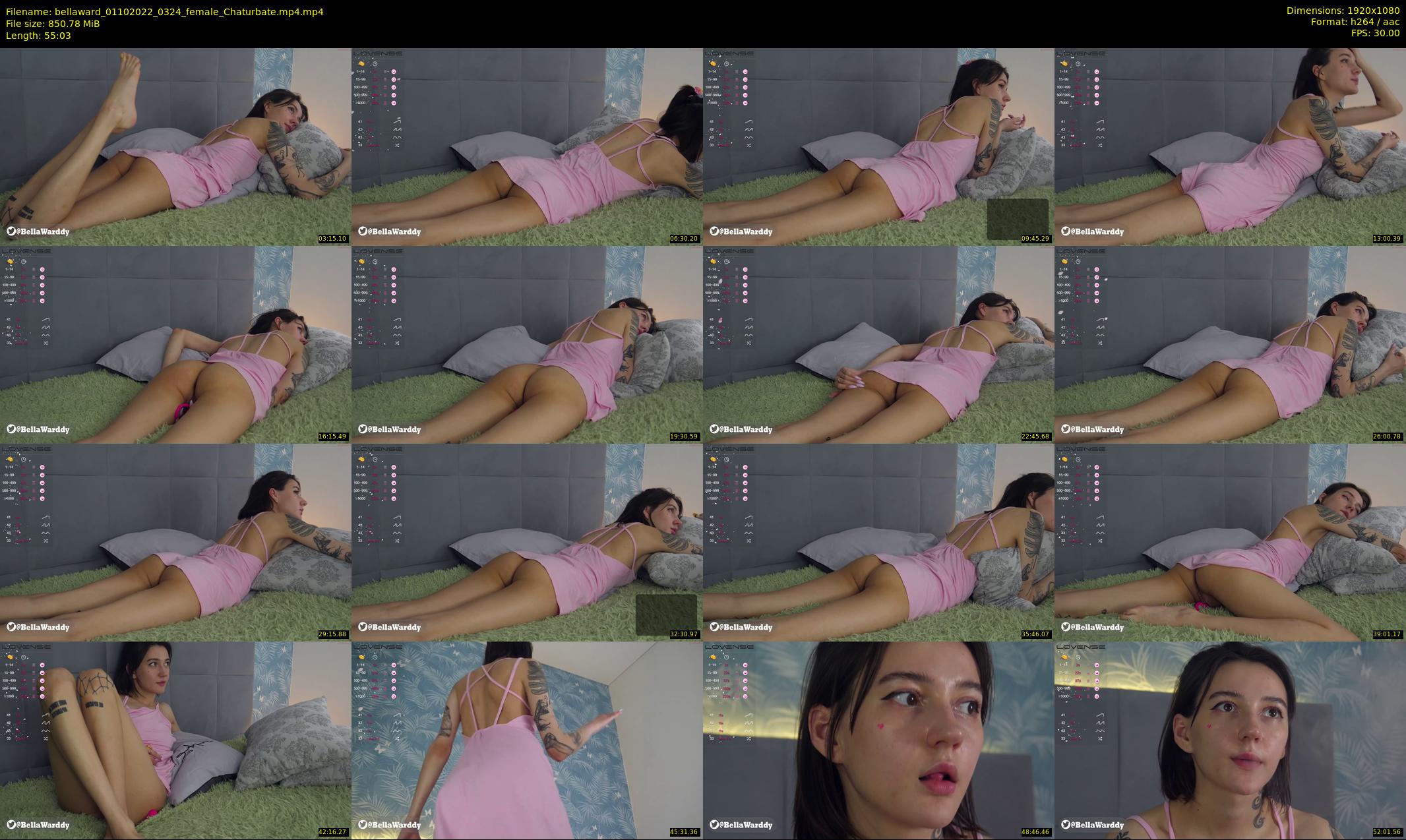 bellaward — 56 minute Chaturbate female cam show recording, 1080p, Oct 1, 2022