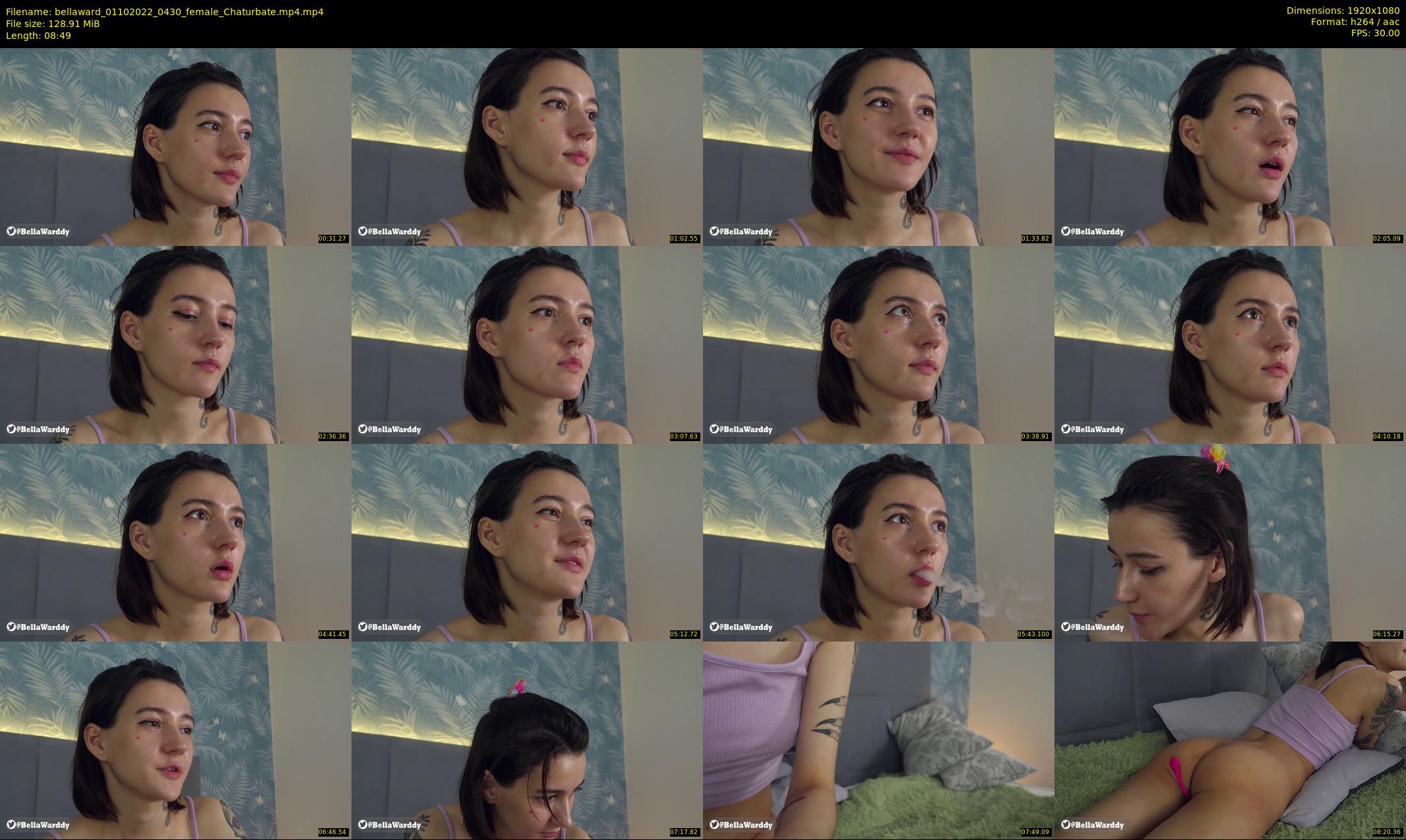 bellaward — 9 minute Chaturbate female cam show recording, 1080p, Oct 1, 2022