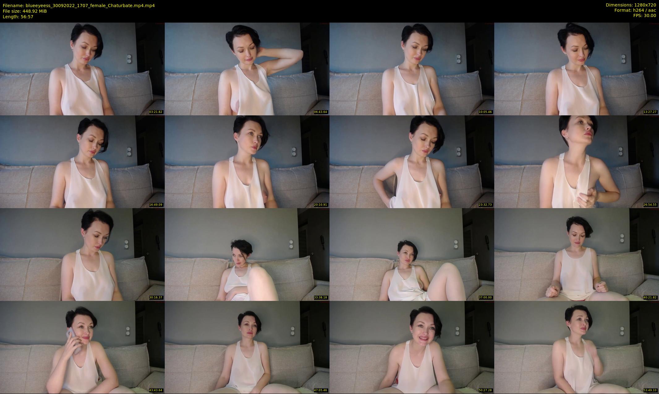 blueeyeess — 57 minute Chaturbate female cam show recording, 720p, Sep 30, 2022