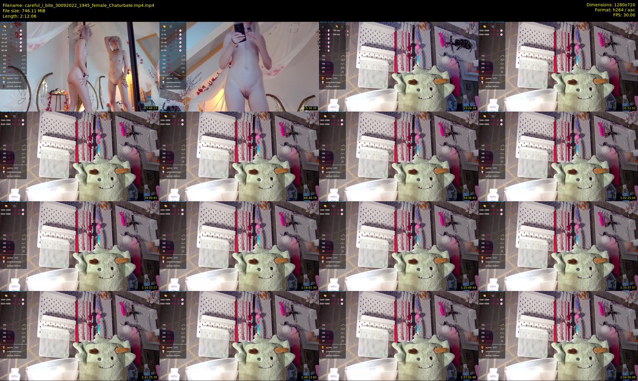 careful_i_bite — 133 minute Chaturbate female cam show recording, 720p, Sep 30, 2022
