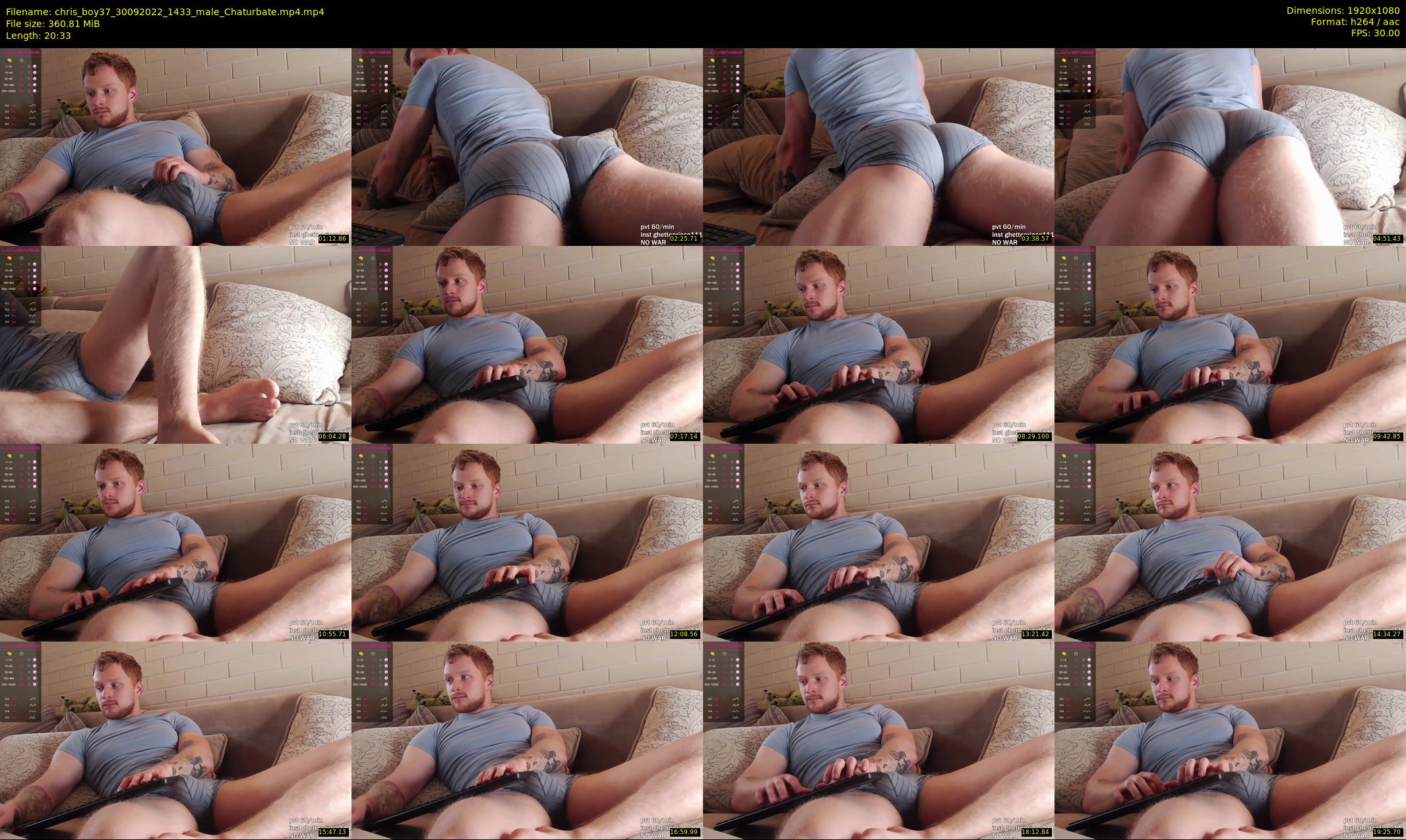 chris_boy37 — 21 minute Chaturbate male cam show recording, 1080p, Sep 30, 2022