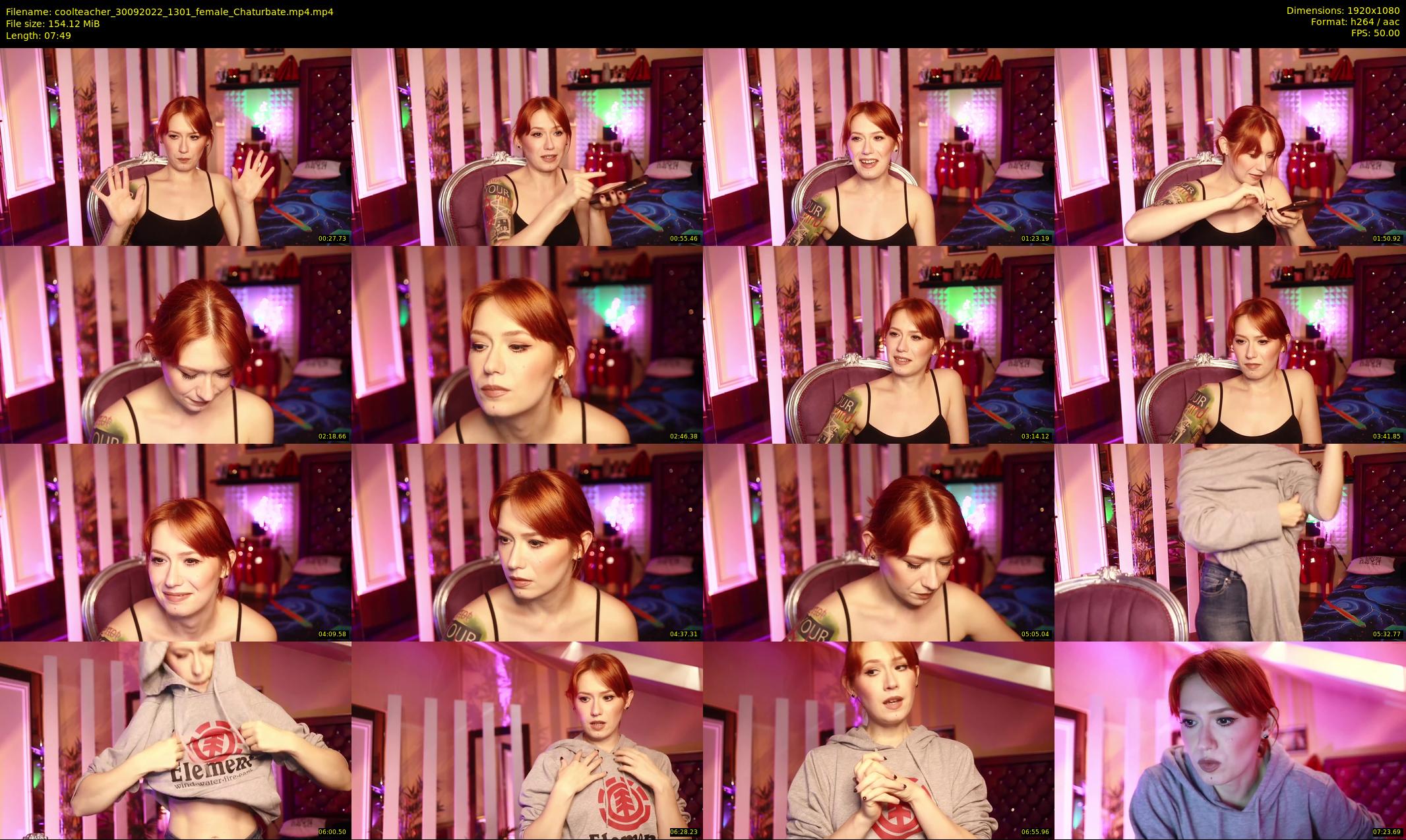coolteacher — 8 minute Chaturbate female cam show recording, 1080p, Sep 30, 2022
