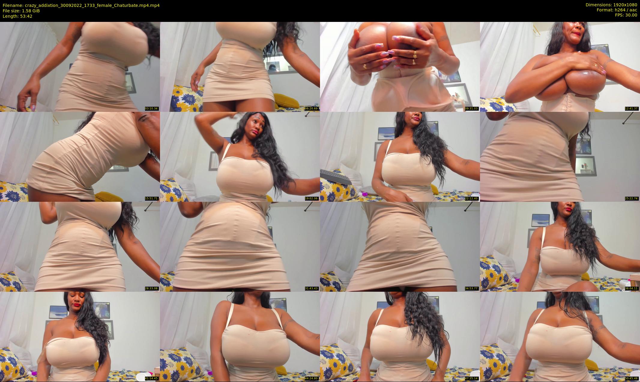 crazy_addixtion — 54 minute Chaturbate female cam show recording, 1080p, Sep 30, 2022