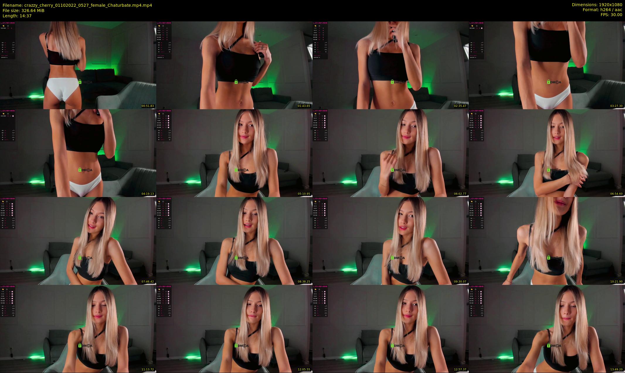 crazzy_cherry — 15 minute Chaturbate female cam show recording, 1080p, Oct 1, 2022