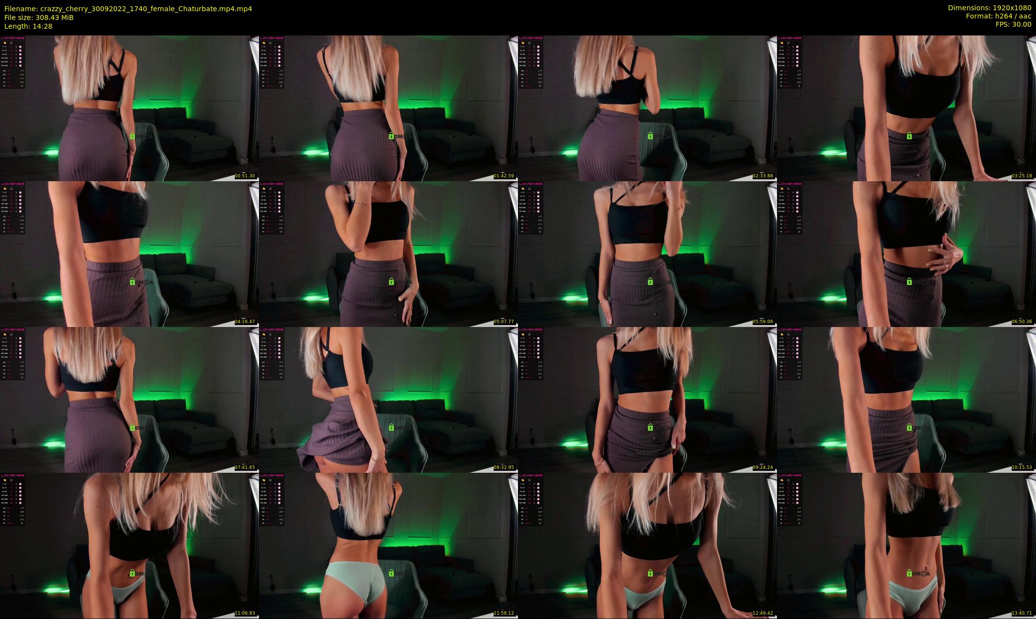crazzy_cherry — 15 minute Chaturbate female cam show recording, 1080p, Sep 30, 2022