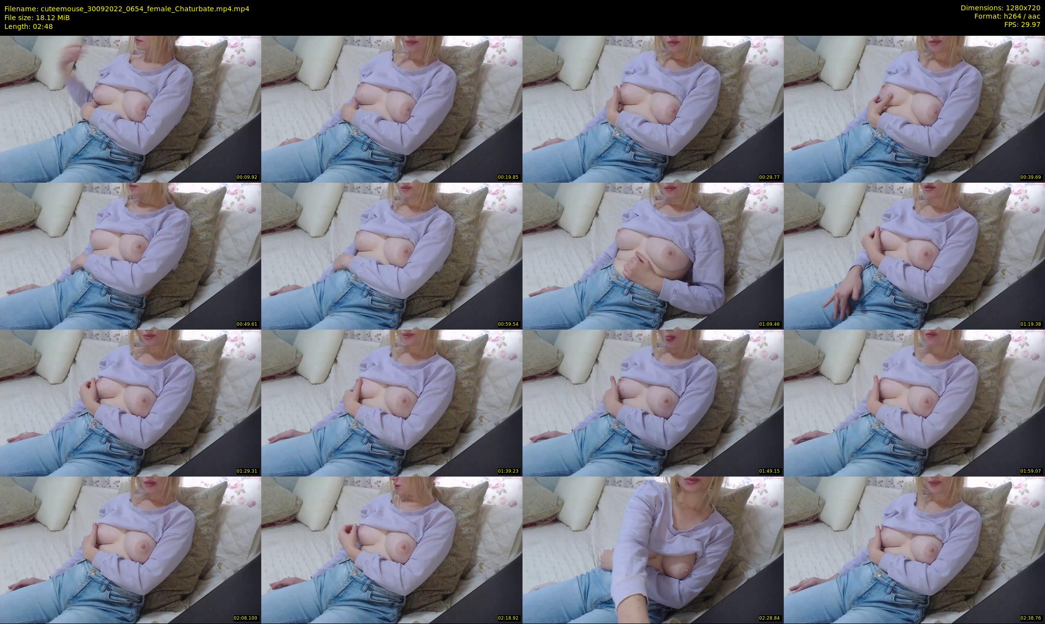 cuteemouse — 3 minute Chaturbate female cam show recording, 720p, Sep 30, 2022