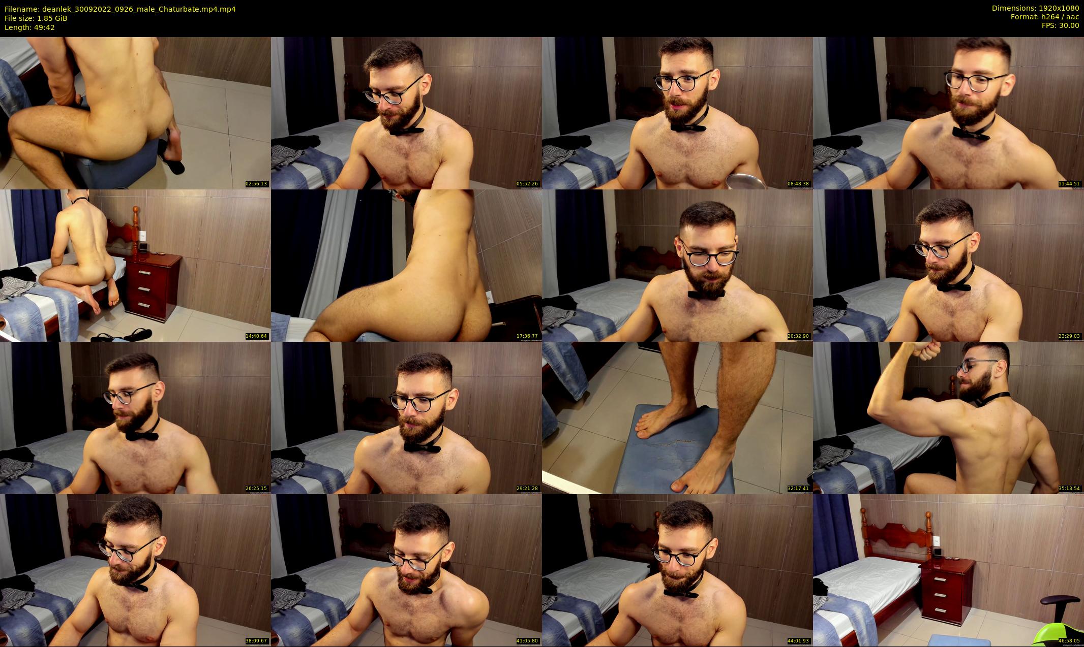 deanlek — 50 minute Chaturbate male cam show recording, 1080p, Sep 30, 2022