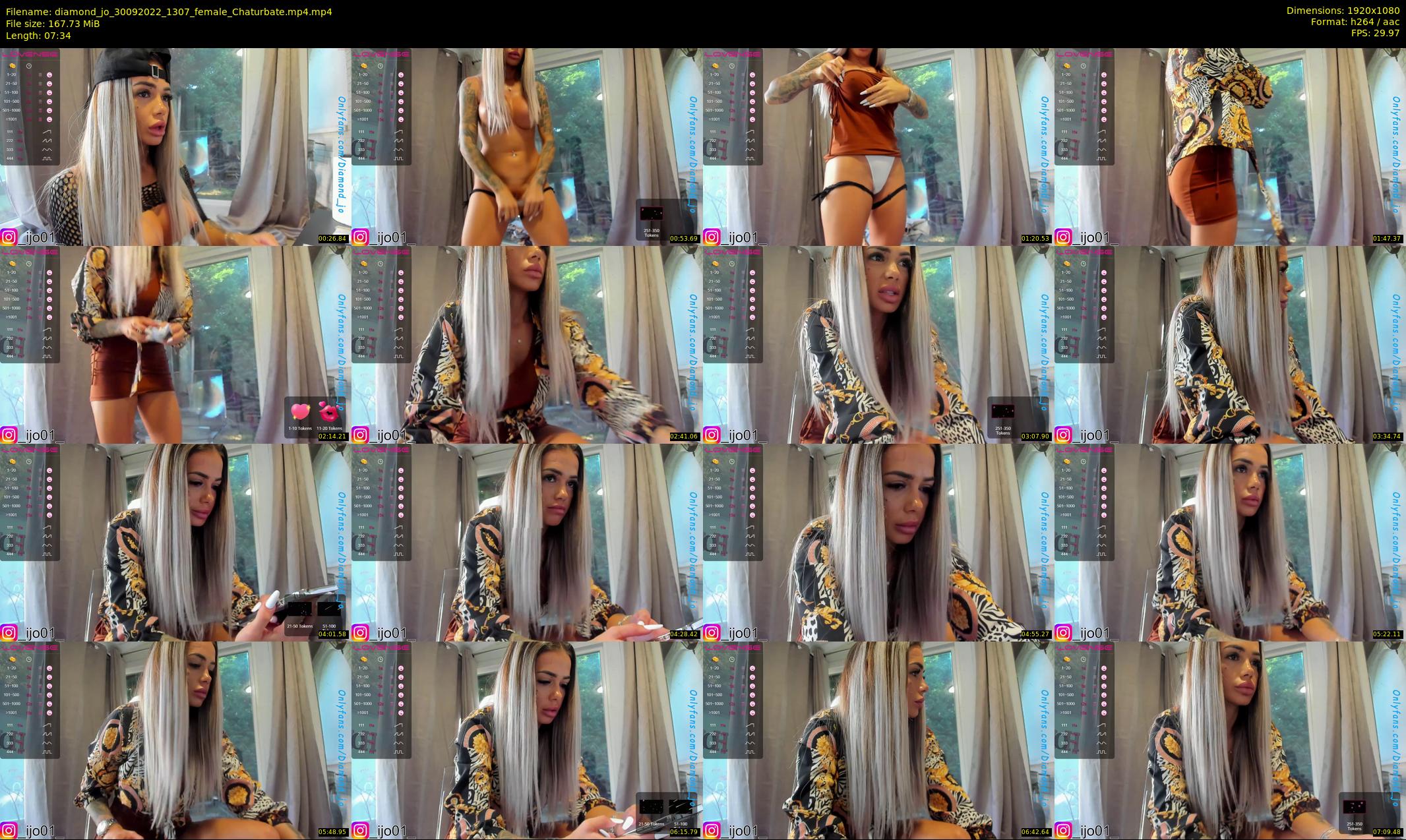 diamond_jo — 8 minute Chaturbate female cam show recording, 1080p, Sep 30, 2022