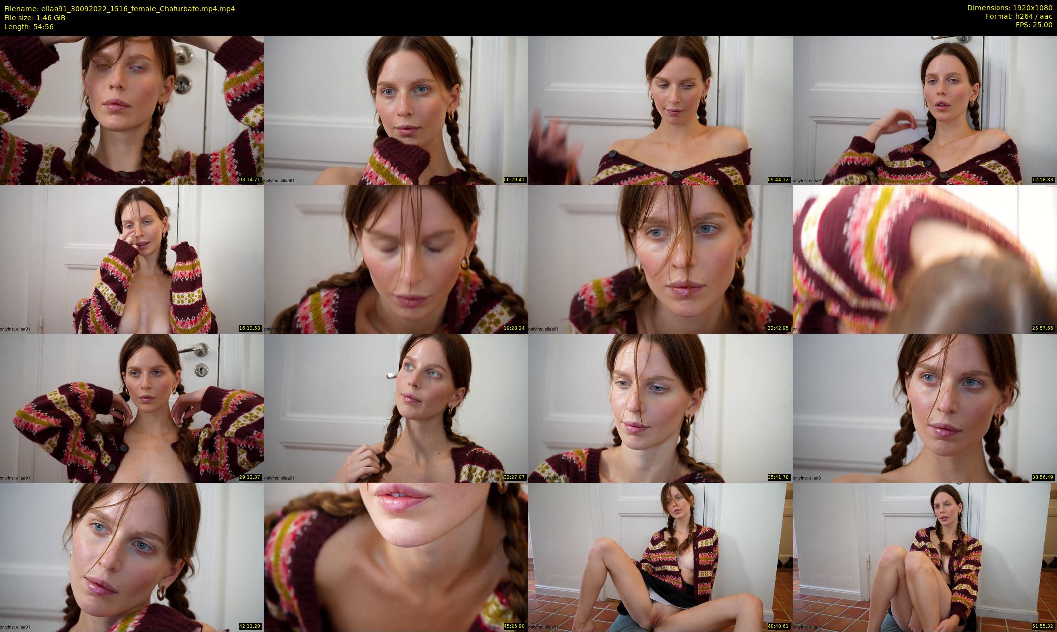ellaa91 — 55 minute Chaturbate female cam show recording, 1080p, Sep 30, 2022