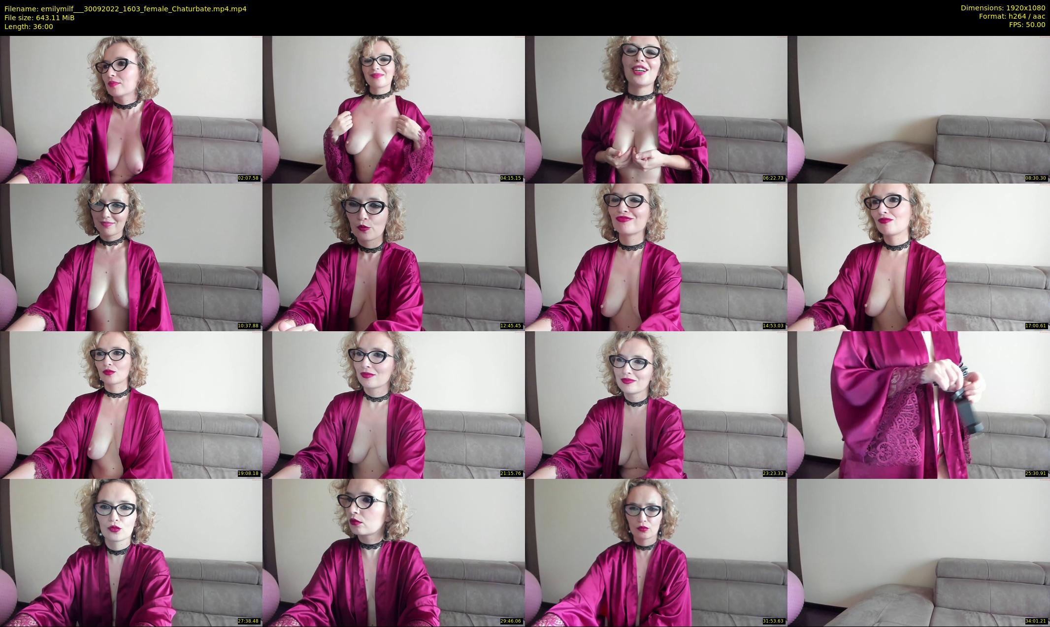 emilymilf__ — 36 minute Chaturbate female cam show recording, 1080p, Sep 30, 2022