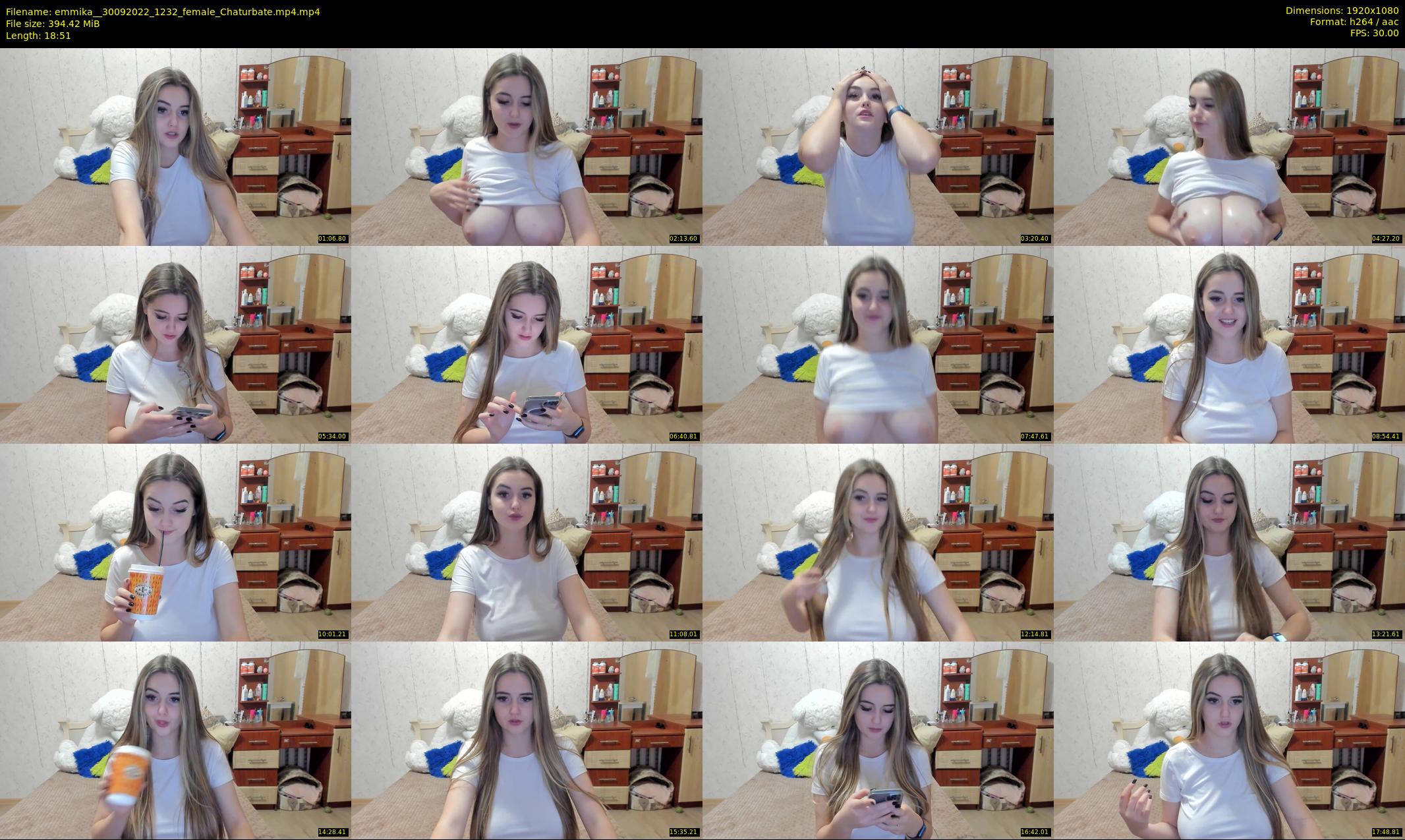 emmika_ — 19 minute Chaturbate female cam show recording, 1080p, Sep 30, 2022
