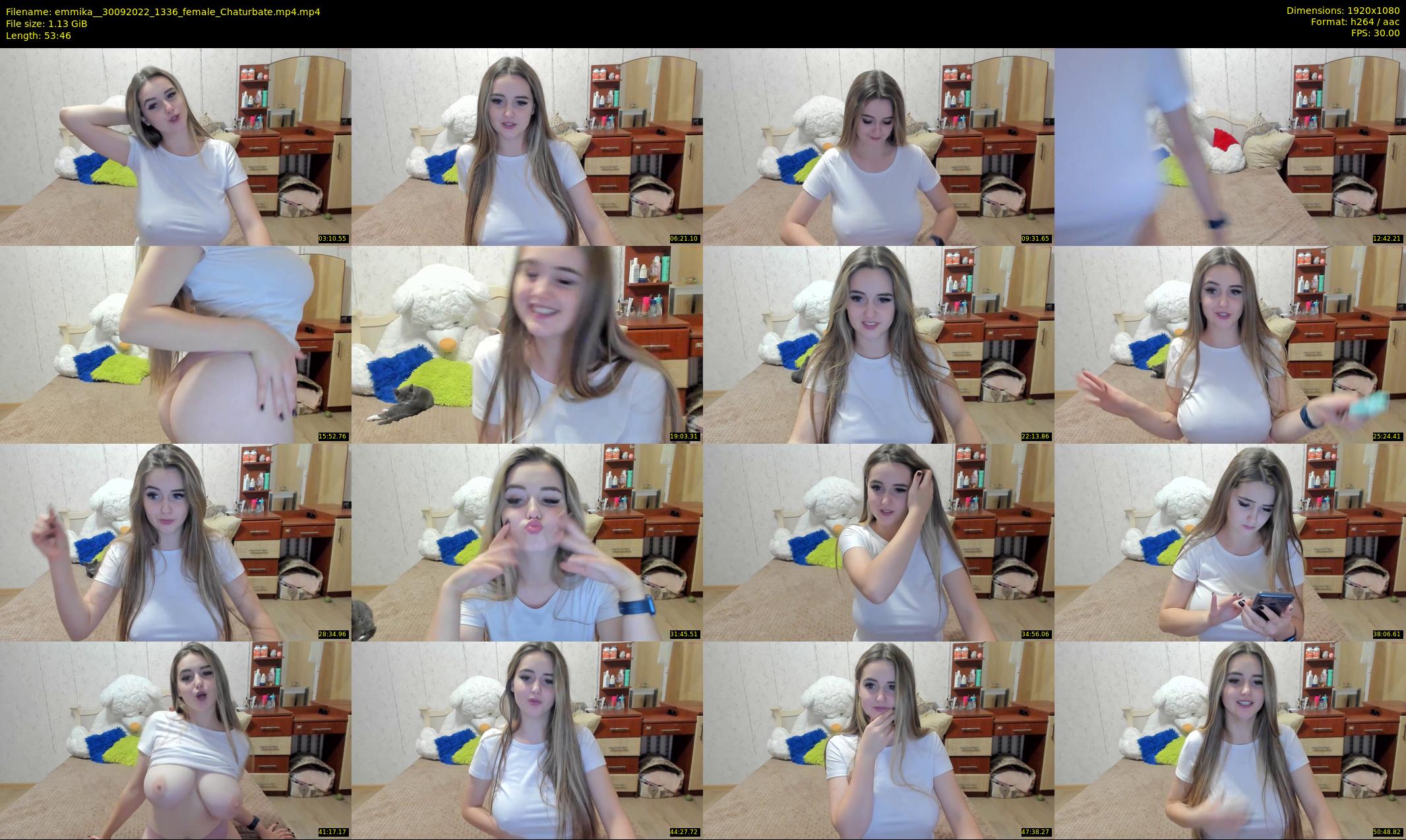 emmika_ — 54 minute Chaturbate female cam show recording, 1080p, Sep 30, 2022