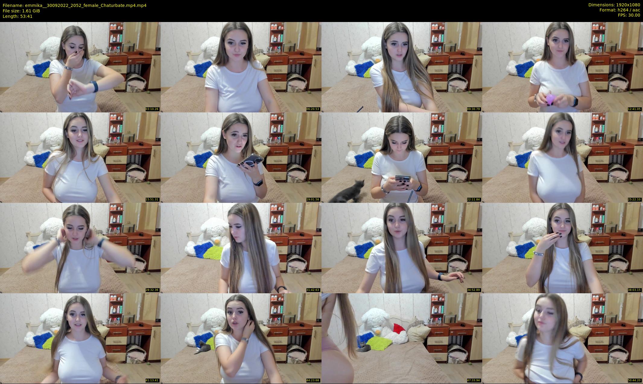 emmika_ — 54 minute Chaturbate female cam show recording, 1080p, Sep 30, 2022